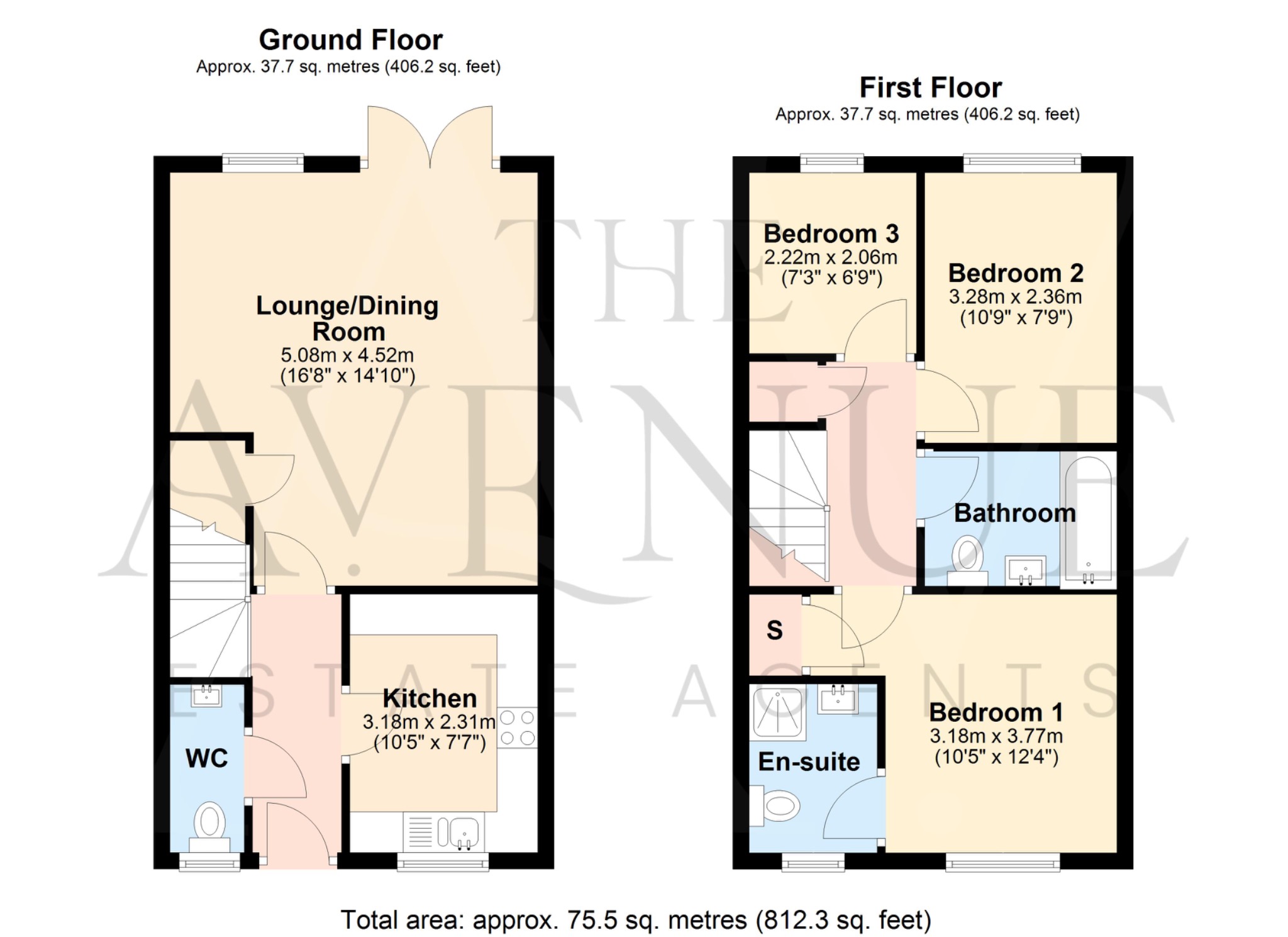 3 bed end of terrace house for sale in Chicory Close, Mickleover, Derby, DE3 0FL - Property floorplan