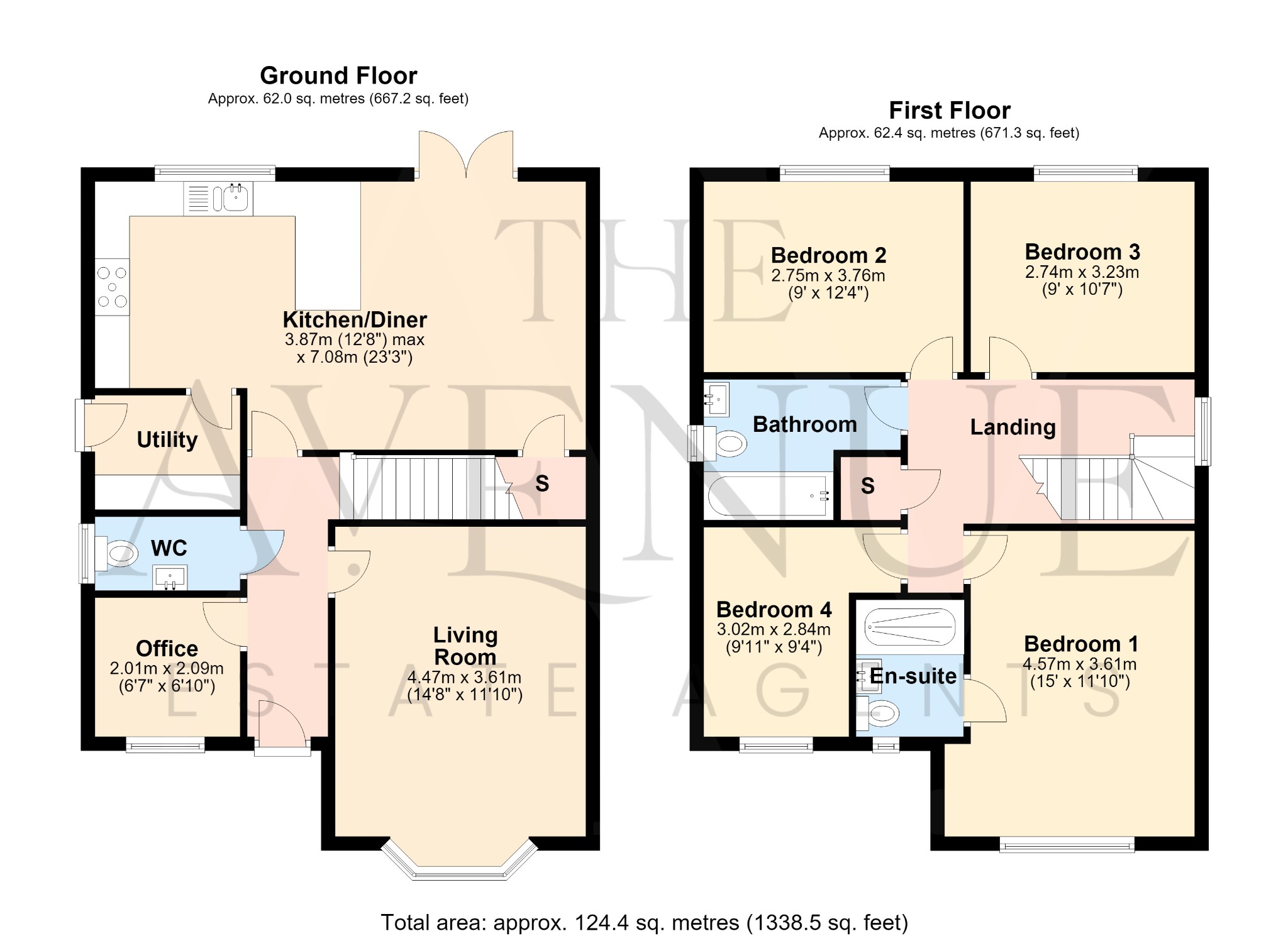 4 bed detached house for sale in Starflower Way, Mickleover, Derby, DE3 0FD - Property floorplan