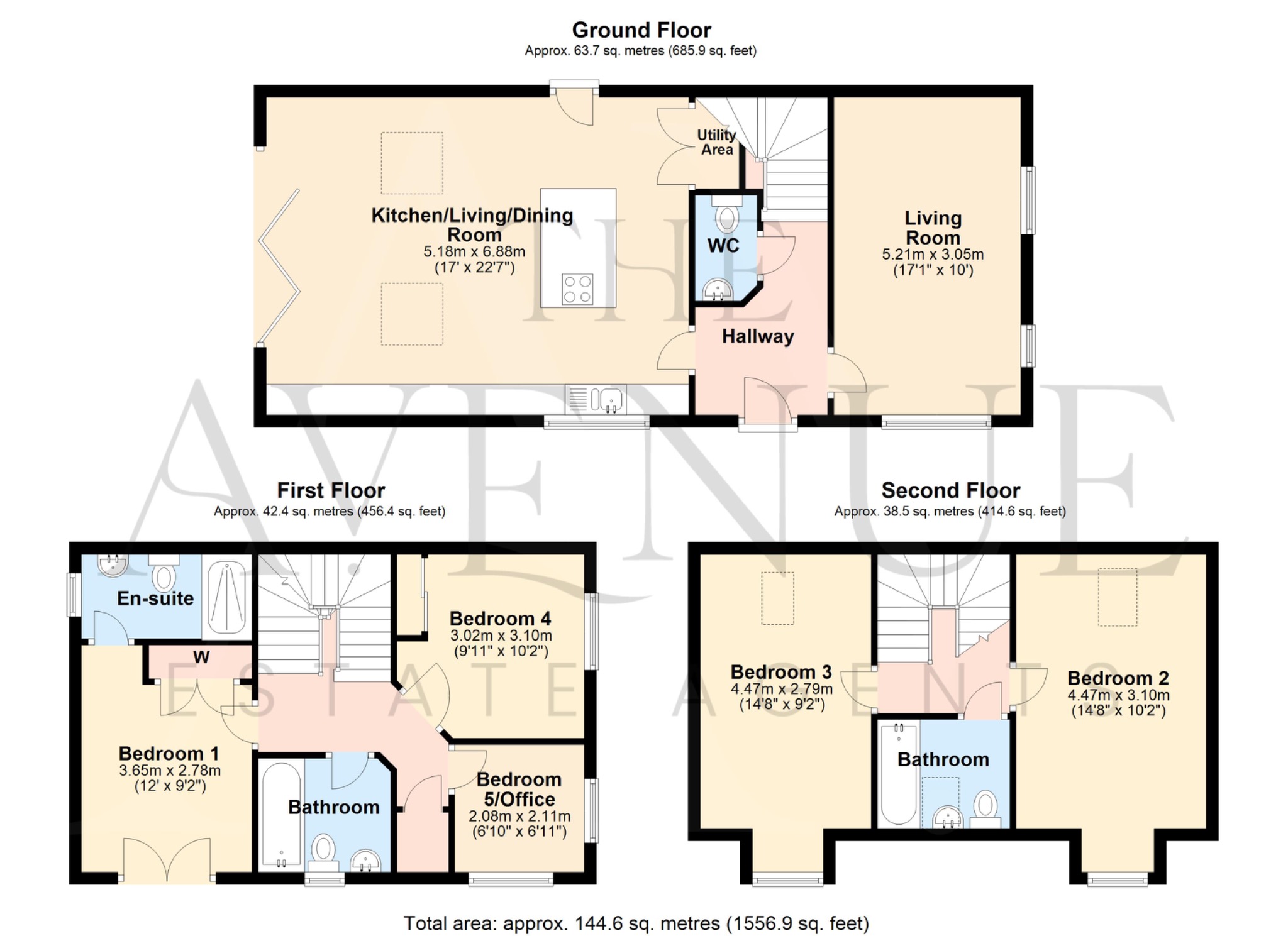 5 bed detached house for sale in Frankley Close, Hilton, Derby, Derbyshire, DE65 5PF - Property floorplan