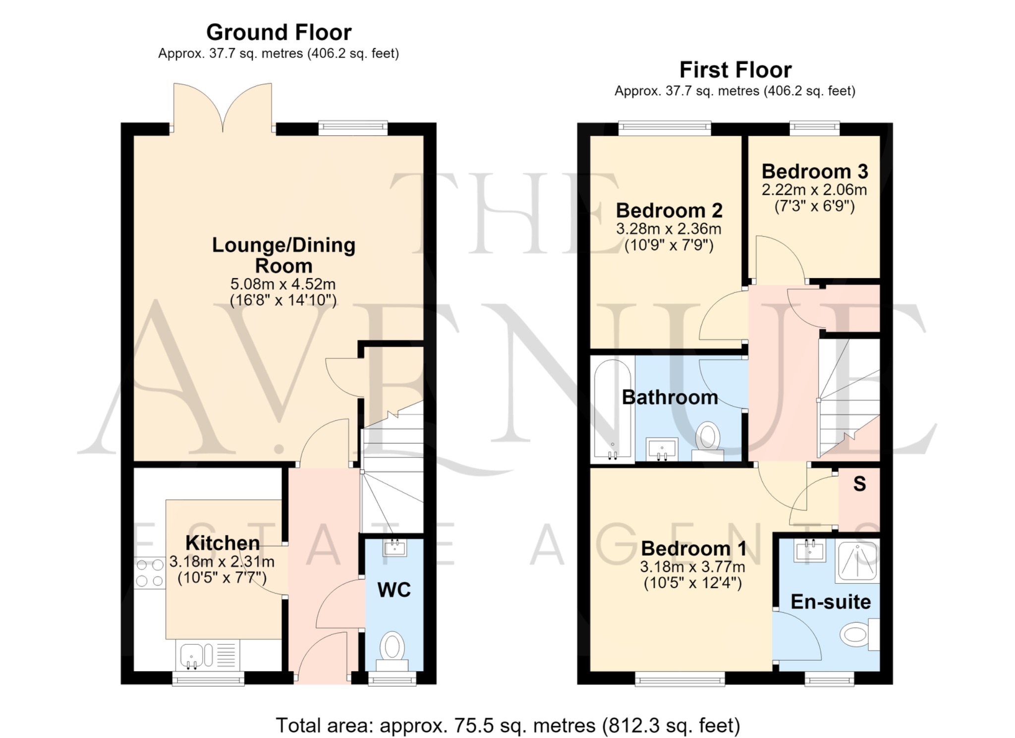 3 bed semi-detached house for sale in Bay Close, Mickleover, Derby, DE3 0FF - Property floorplan