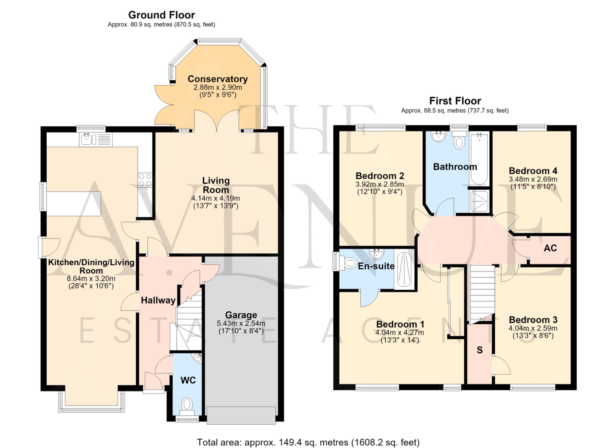 4 bed detached house for sale in Girton Way, Mickleover, Derby, DE3 9EB - Property floorplan