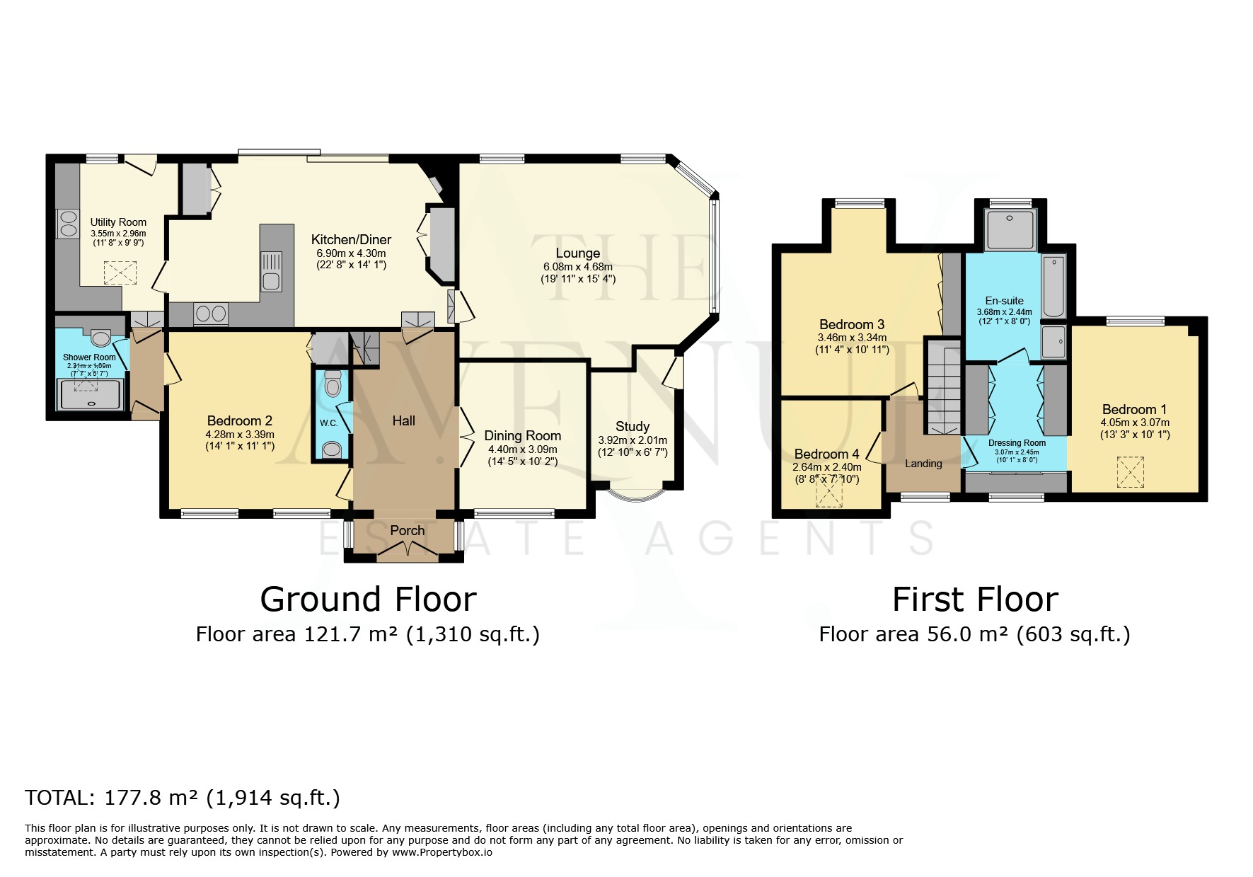 4 bed detached house to rent in Gun Room, Newstead Abbey Park - Property floorplan