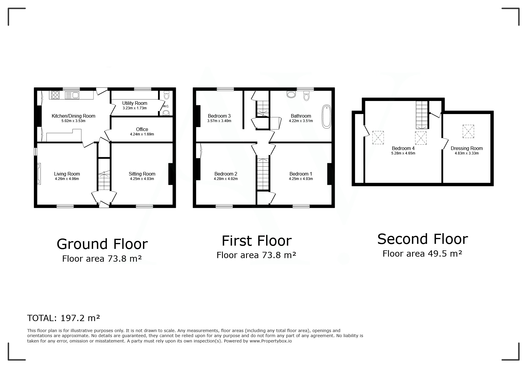 4 bed detached house for sale in Mill House, High Street, Tibshelf - Property floorplan