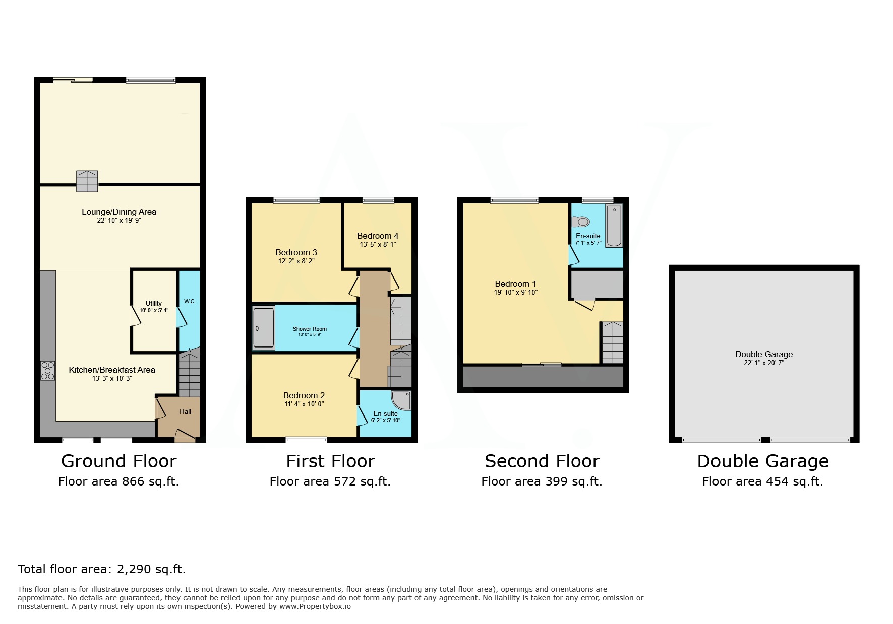 4 bed detached house for sale in High Lane West, West Hallam, Ilkeston, Derbyshire, DE7 6HQ - Property floorplan