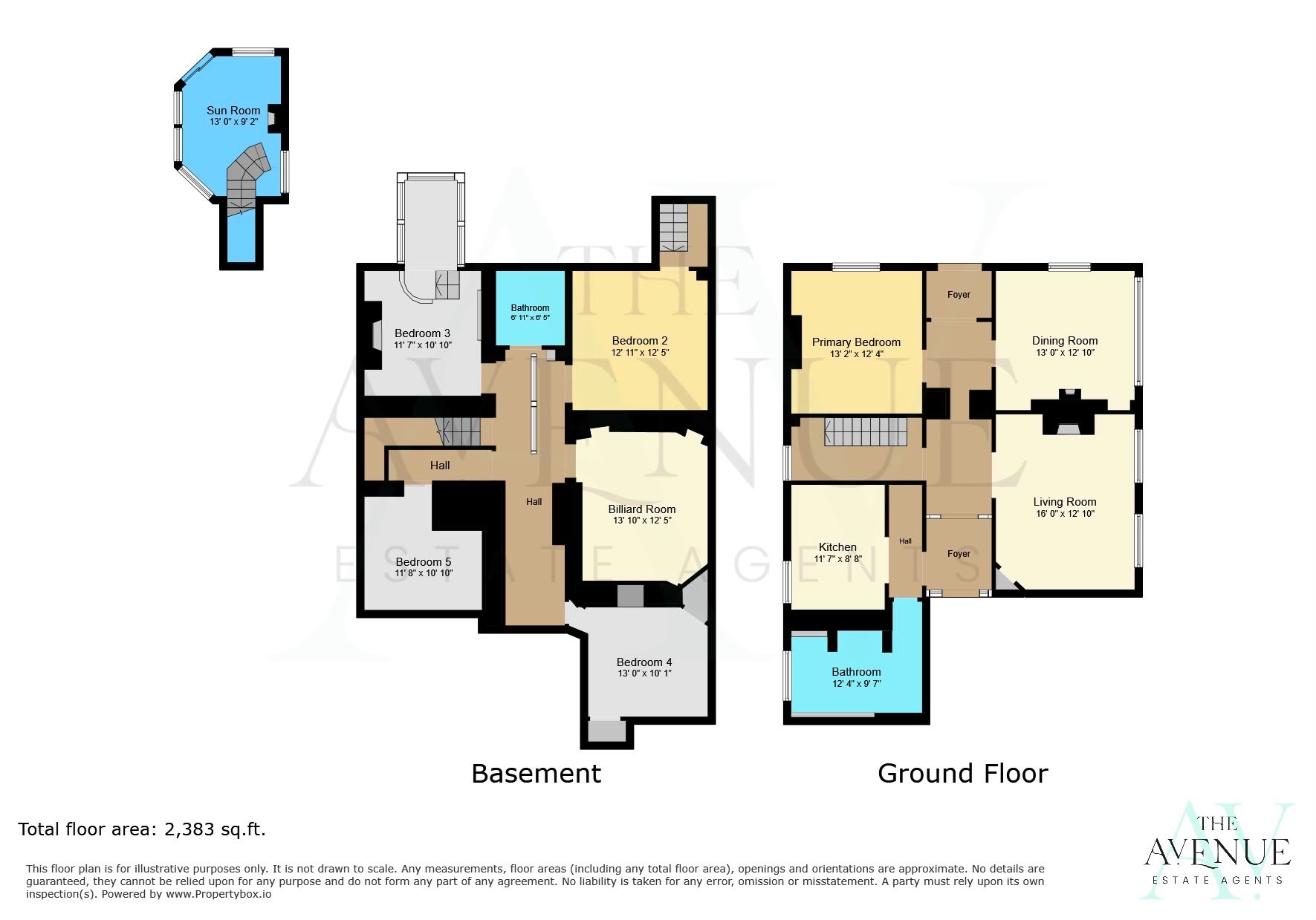 5 bed flat for sale in Rutland Court, Rutland Street, Matlock - Property floorplan