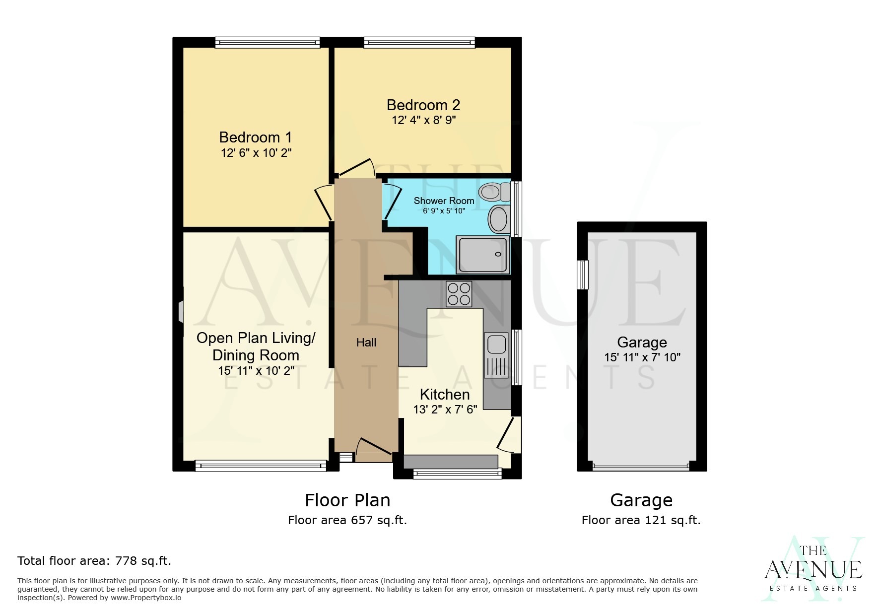2 bed detached bungalow for sale in Valley View, Belper - Property floorplan