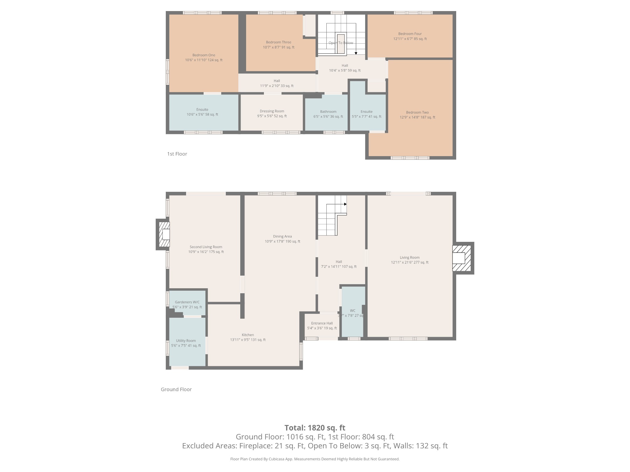 4 bed detached house for sale in Ashgrove Court, Oakwood - Property floorplan