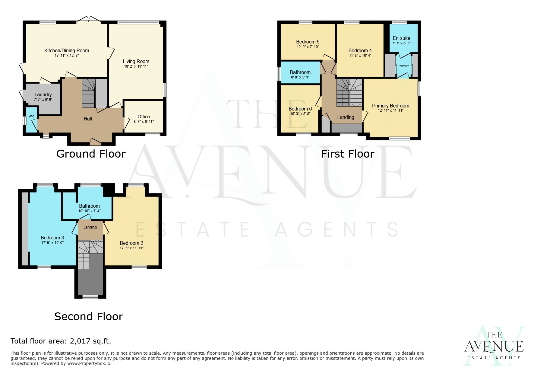6 bed detached house for sale in Wistanes Green, Wessington - Property floorplan