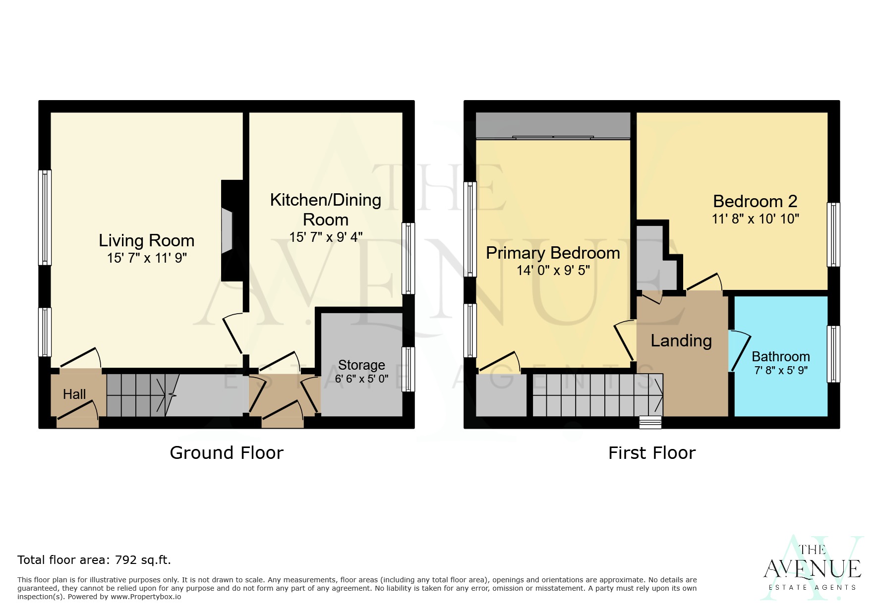 2 bed semi-detached house for sale in Derwent Drive, Tibshelf - Property floorplan