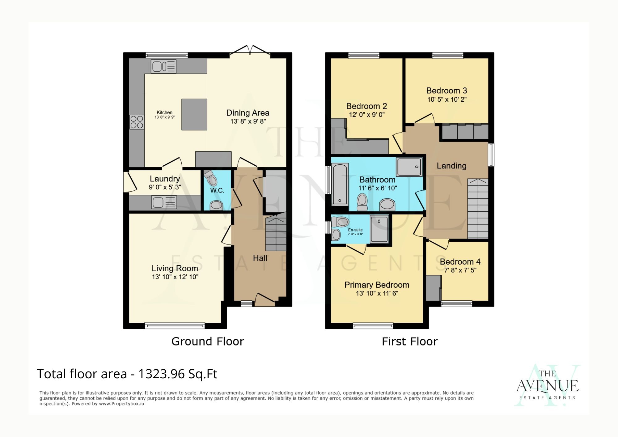 4 bed detached house for sale in Moor Farm Close, Newton - Property floorplan
