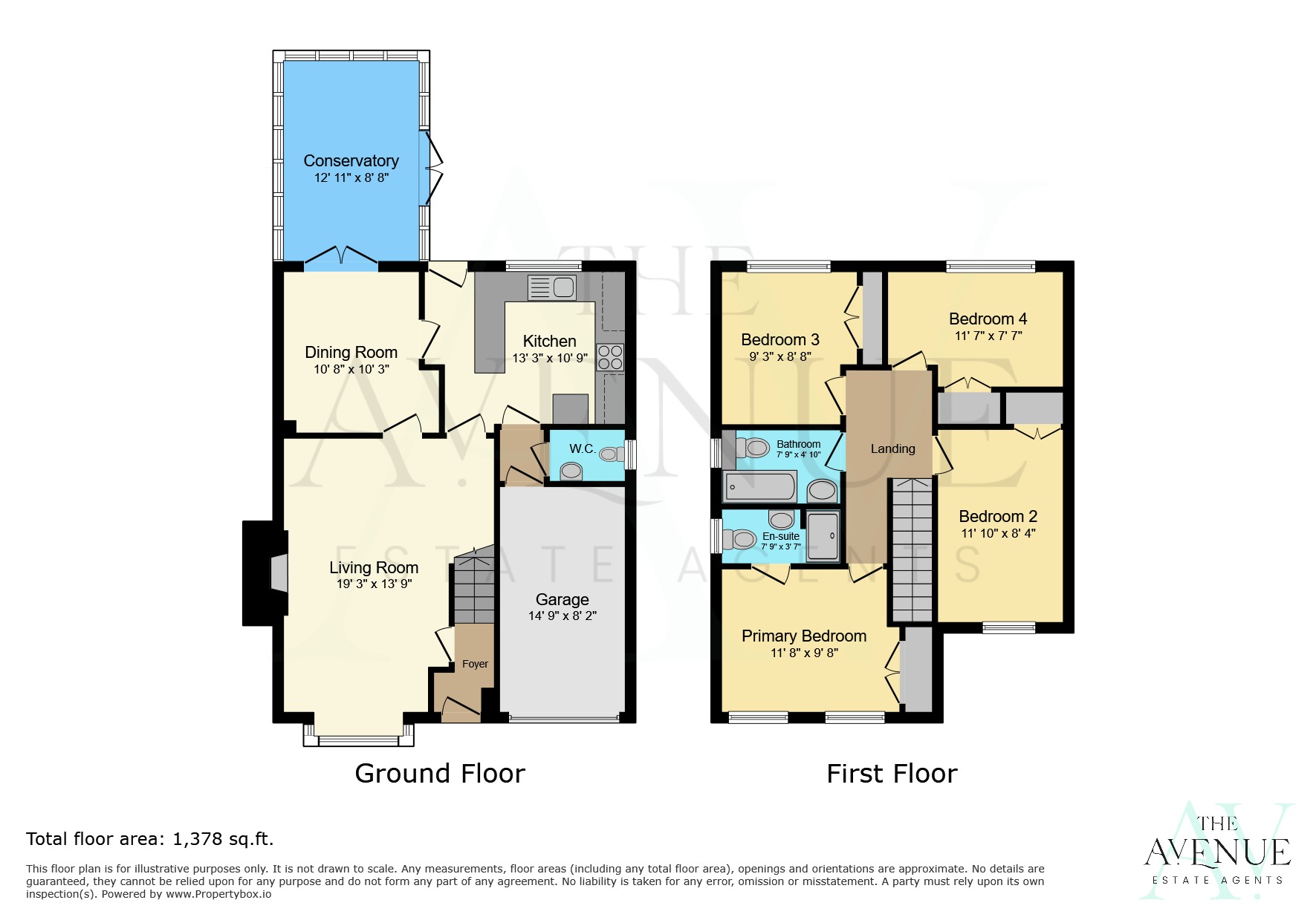 4 bed detached house for sale in Tiree Close, Tibshelf - Property floorplan