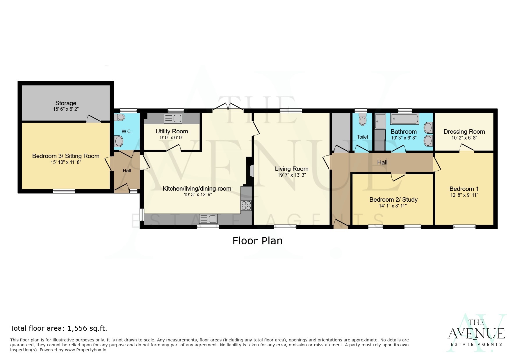 3 bed detached bungalow for sale in Mill Meadow Farm, Pye Bridge - Property floorplan