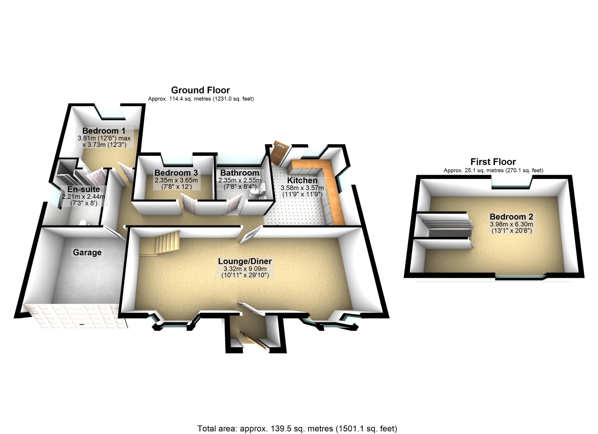 3 bed detached house for sale in Victoria Avenue, Crewe, CW1 5PF - Property floorplan
