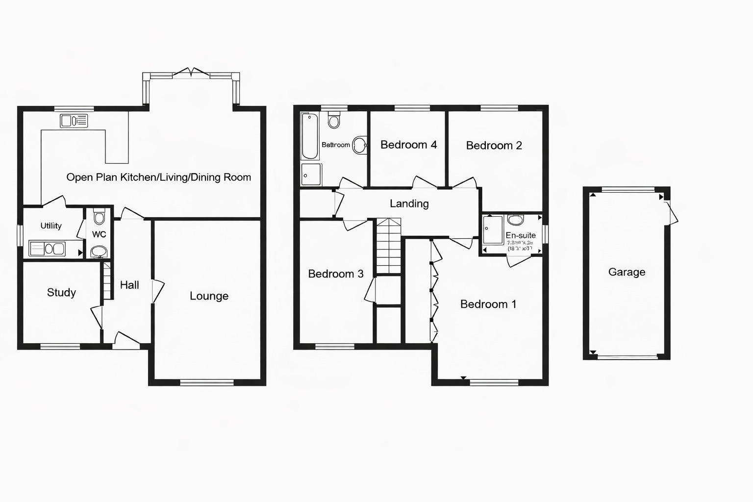 4 bed detached house for sale in Mead Close, Sandbach, Cheshire, CW11 3SR - Property floorplan