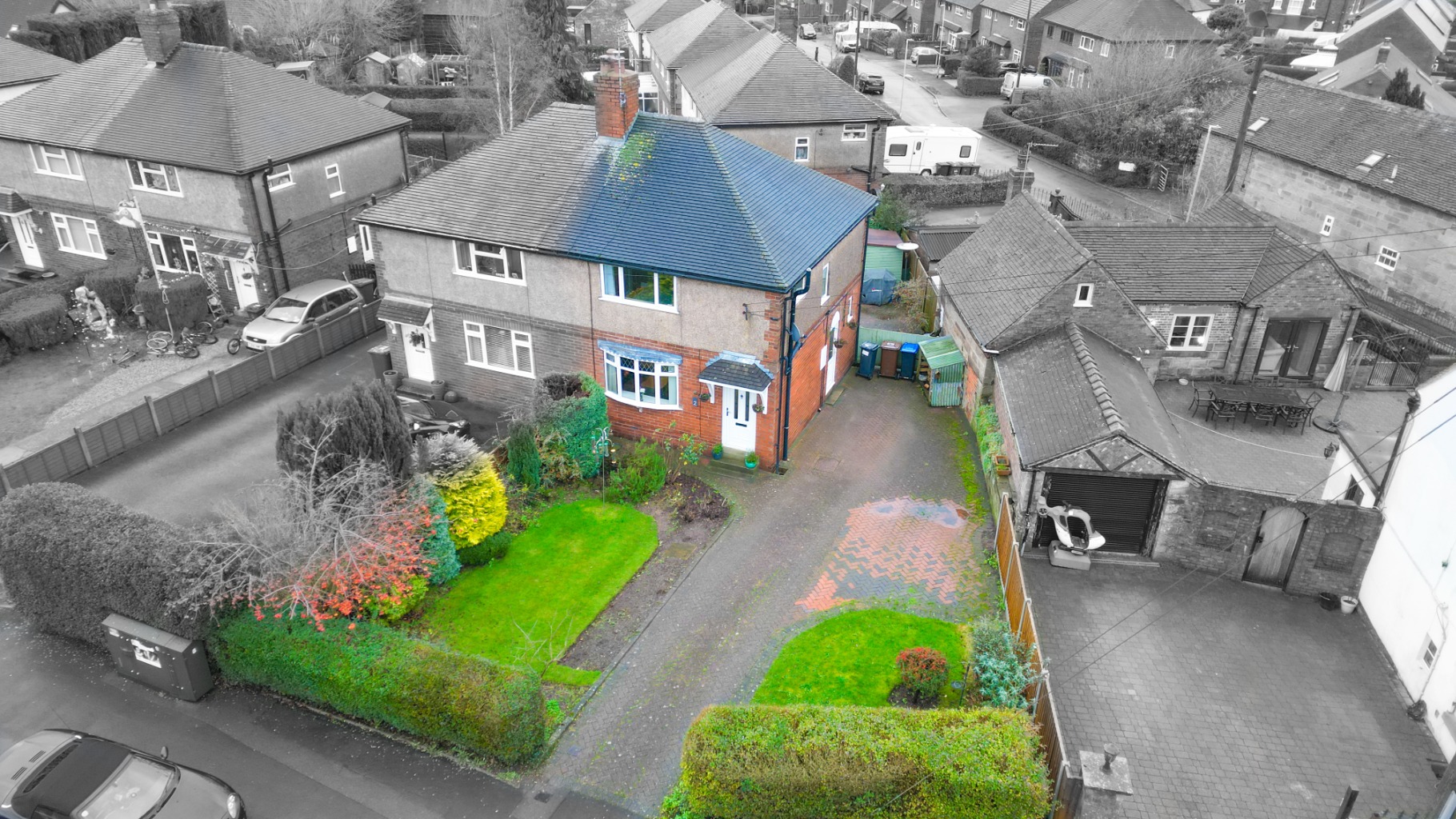 3 bed semi-detached house for sale in Uttoxeter Road, Alton, Staffordshire - Property Image 1