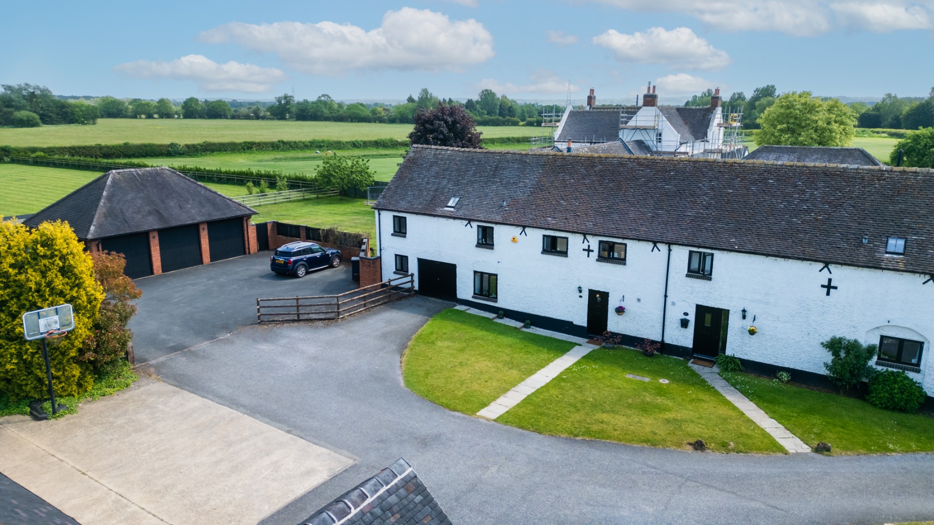 4 bed barn conversion for sale in The Stables, Hargate House Farm, Egginton Road, Hilton, Derbyshire, DE65 5FJ  - Property Image 1
