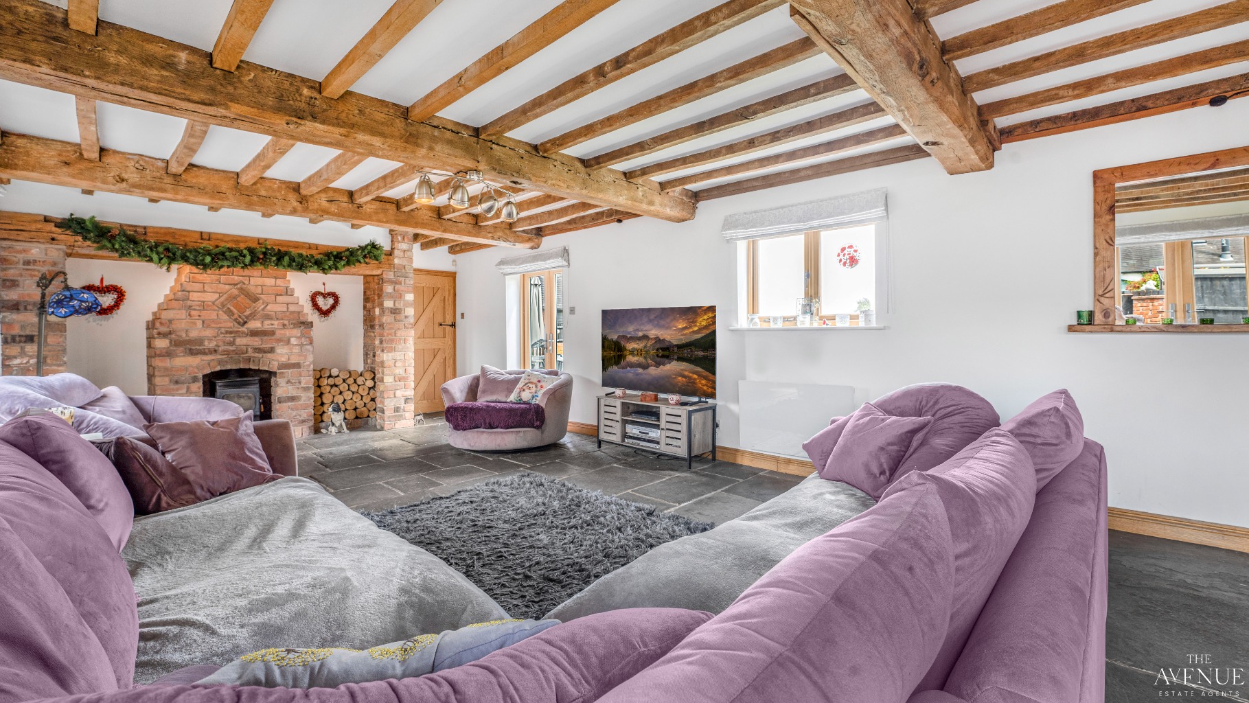 4 bed barn conversion for sale in The Stables, Hargate House Farm, Egginton Road, Hilton, Derbyshire, DE65 5FJ 1