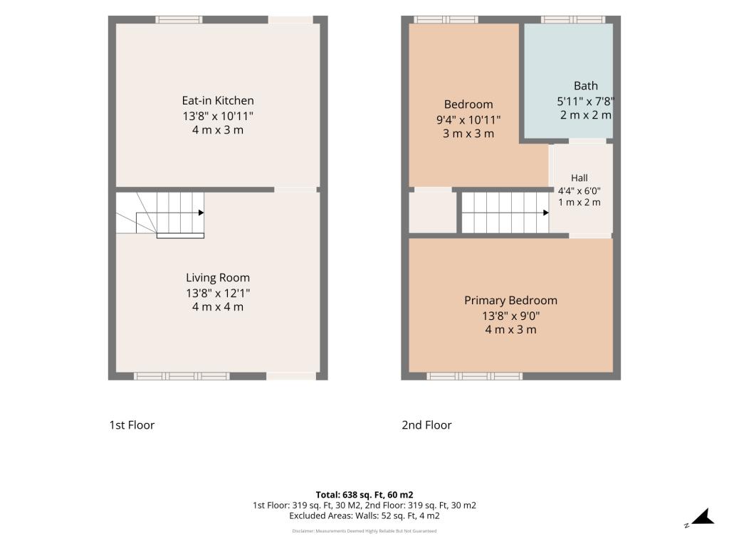 2 bed terraced house for sale in Oak Corner, Beare Green, Dorking, RH5 - Property floorplan