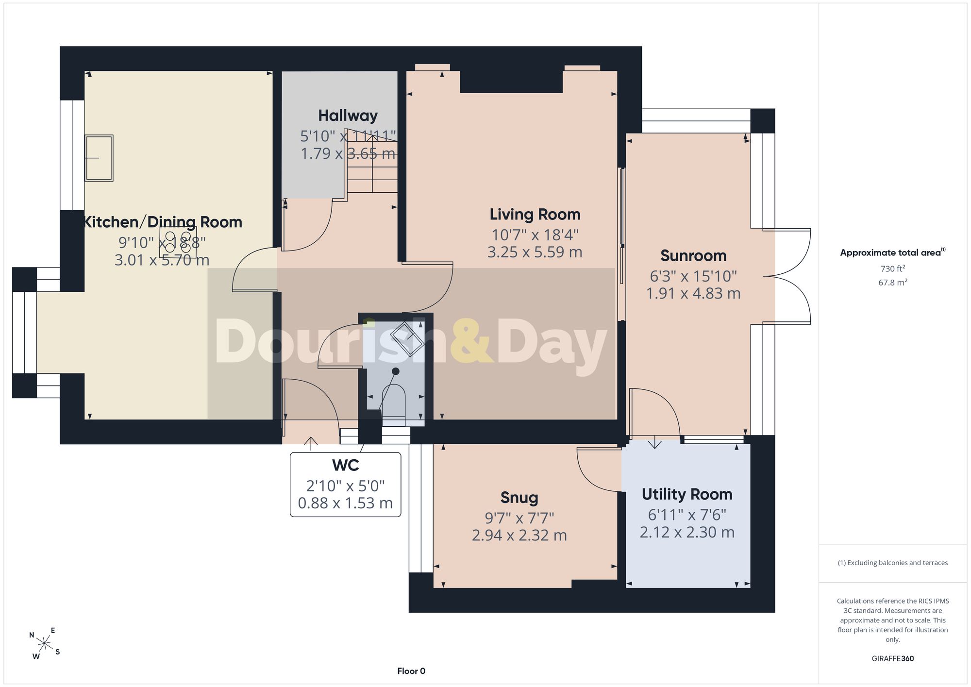 4 bed detached house for sale in Micklewood Close, Penkridge, ST19 - Property floorplan