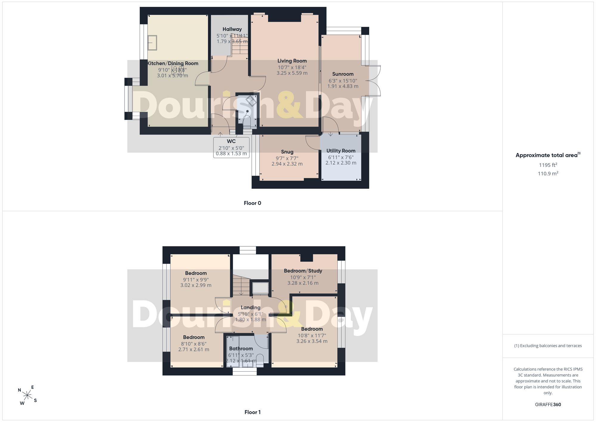 4 bed detached house for sale in Micklewood Close, Penkridge, ST19 - Property floorplan