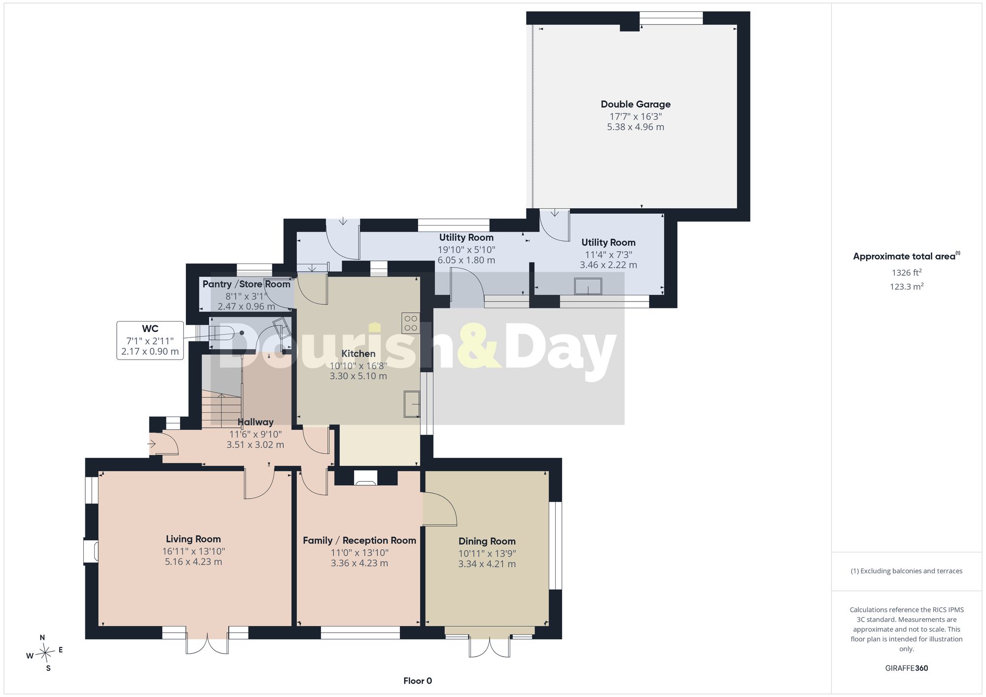 4 bed detached house for sale in Kestrel Drive, Loggerheads, TF9 - Property floorplan
