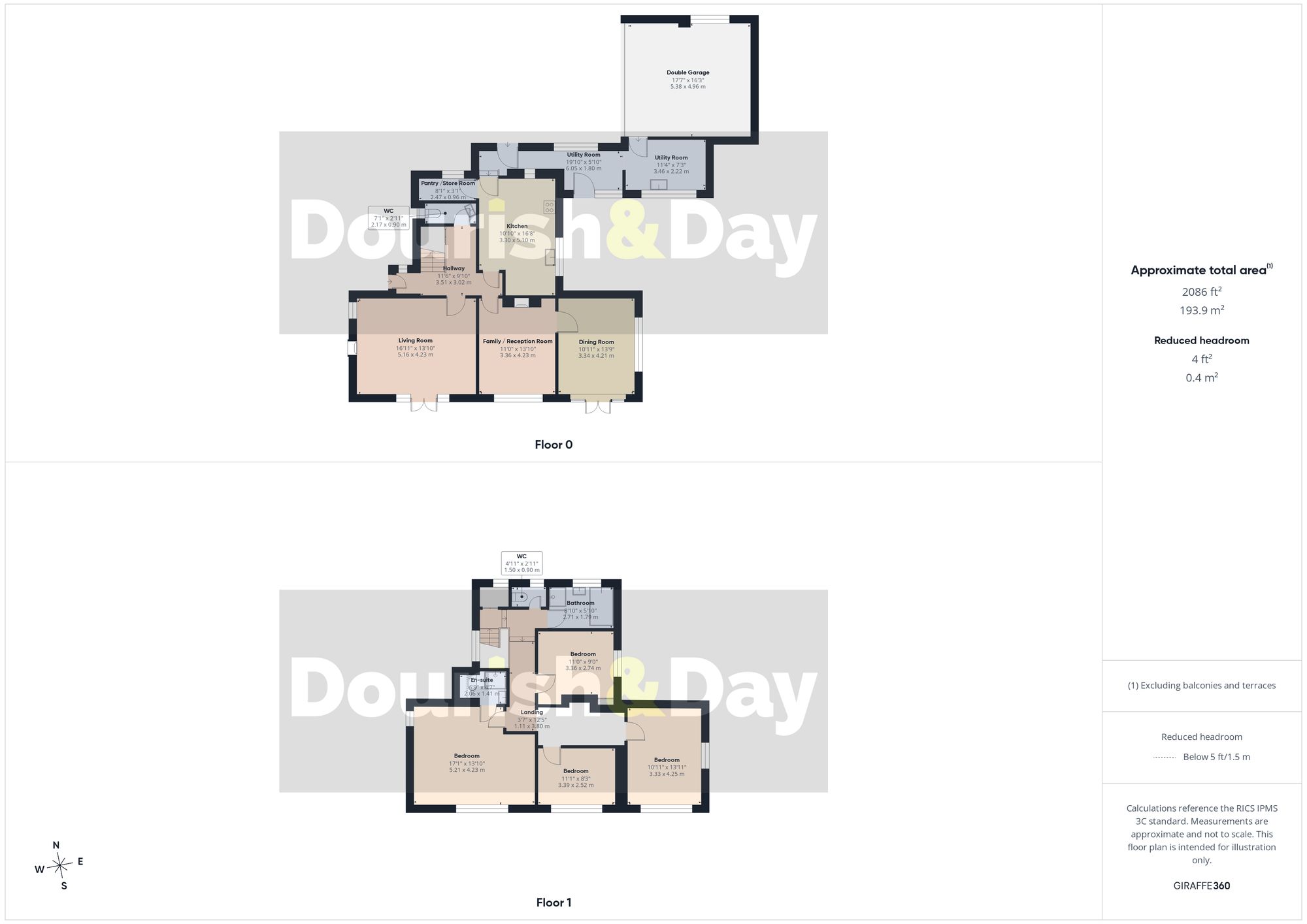 4 bed detached house for sale in Kestrel Drive, Loggerheads, TF9 - Property floorplan