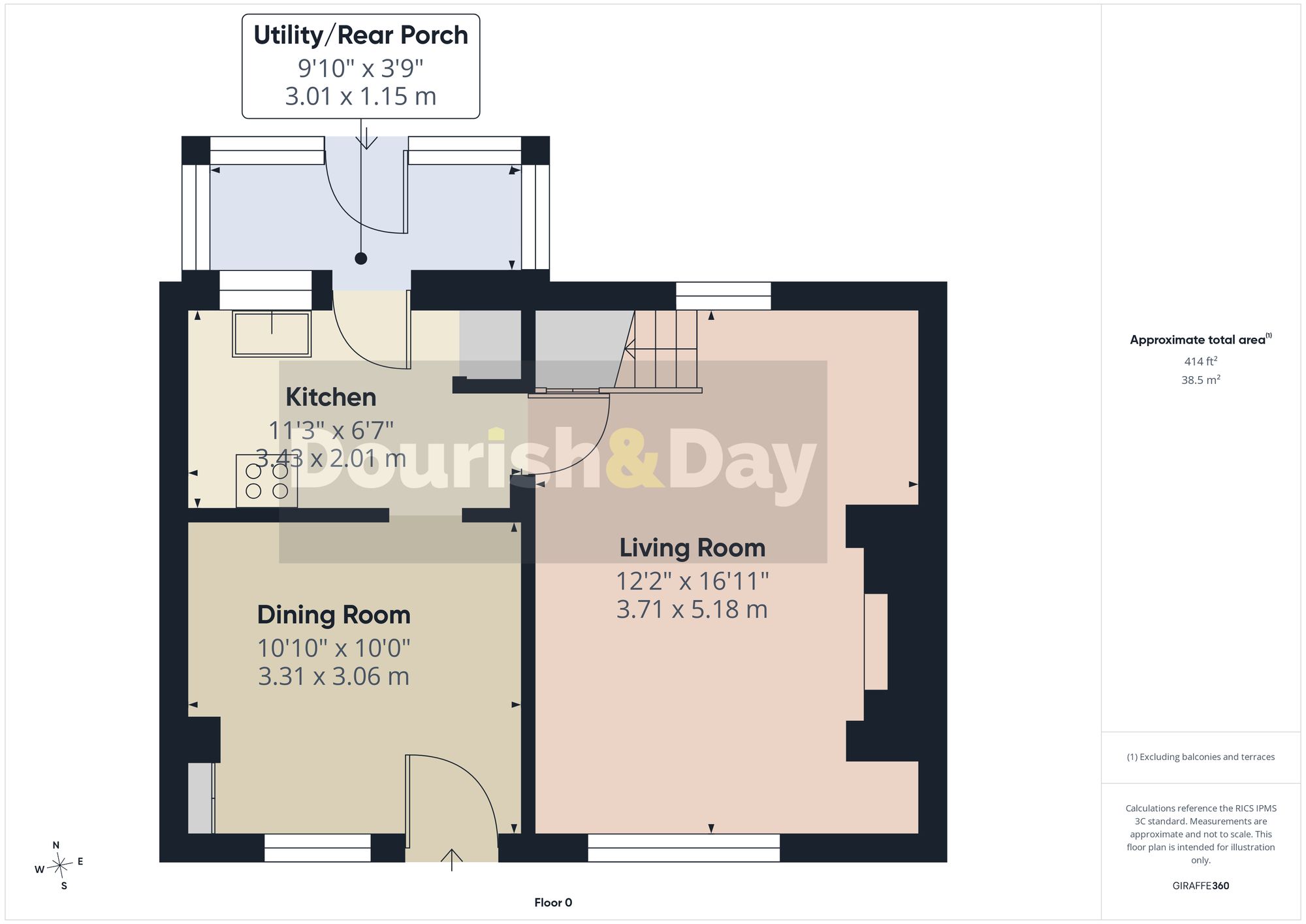 3 bed end of terrace house for sale in Chester Road, Whitchurch, SY13 - Property floorplan