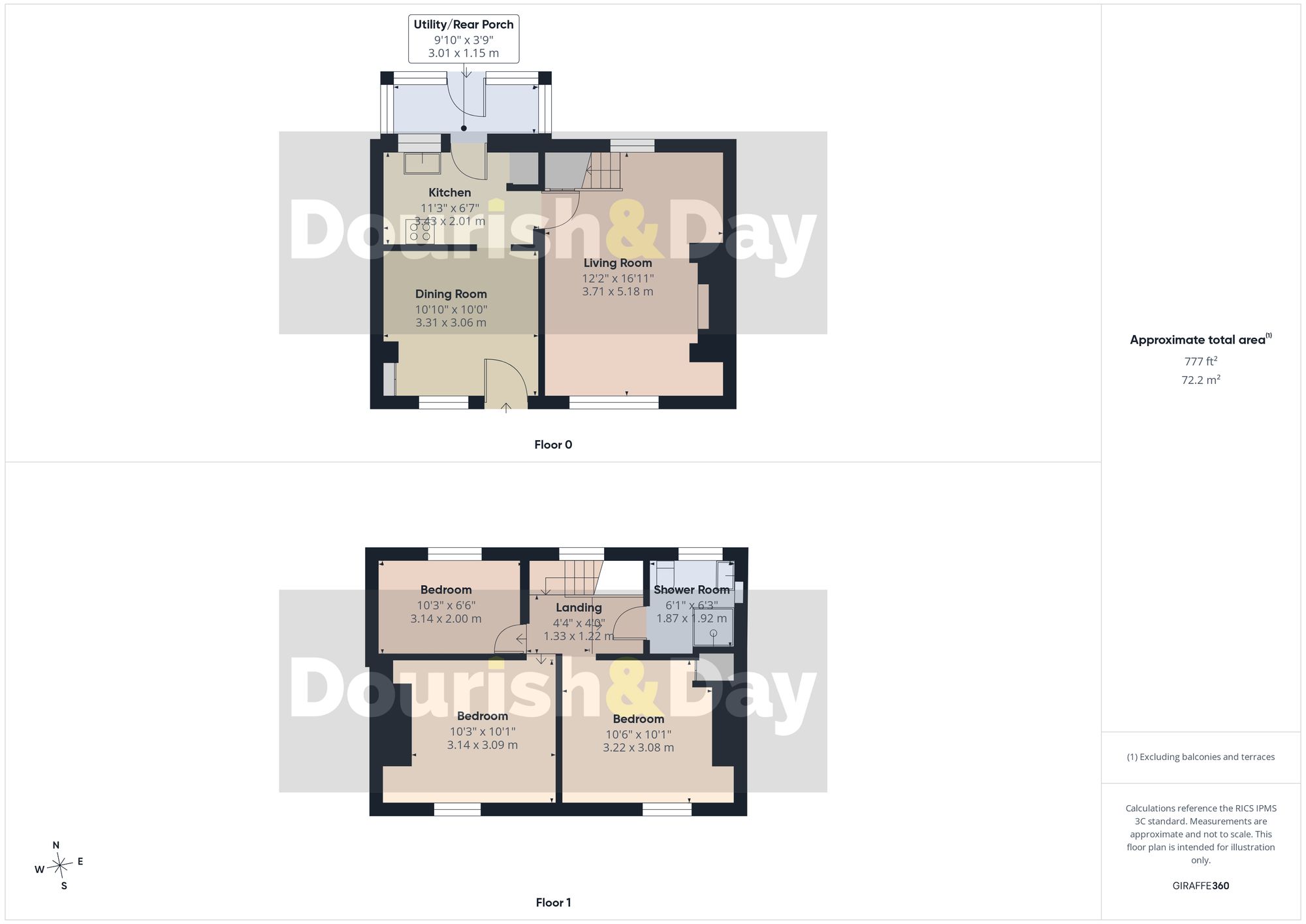3 bed end of terrace house for sale in Chester Road, Whitchurch, SY13 - Property floorplan