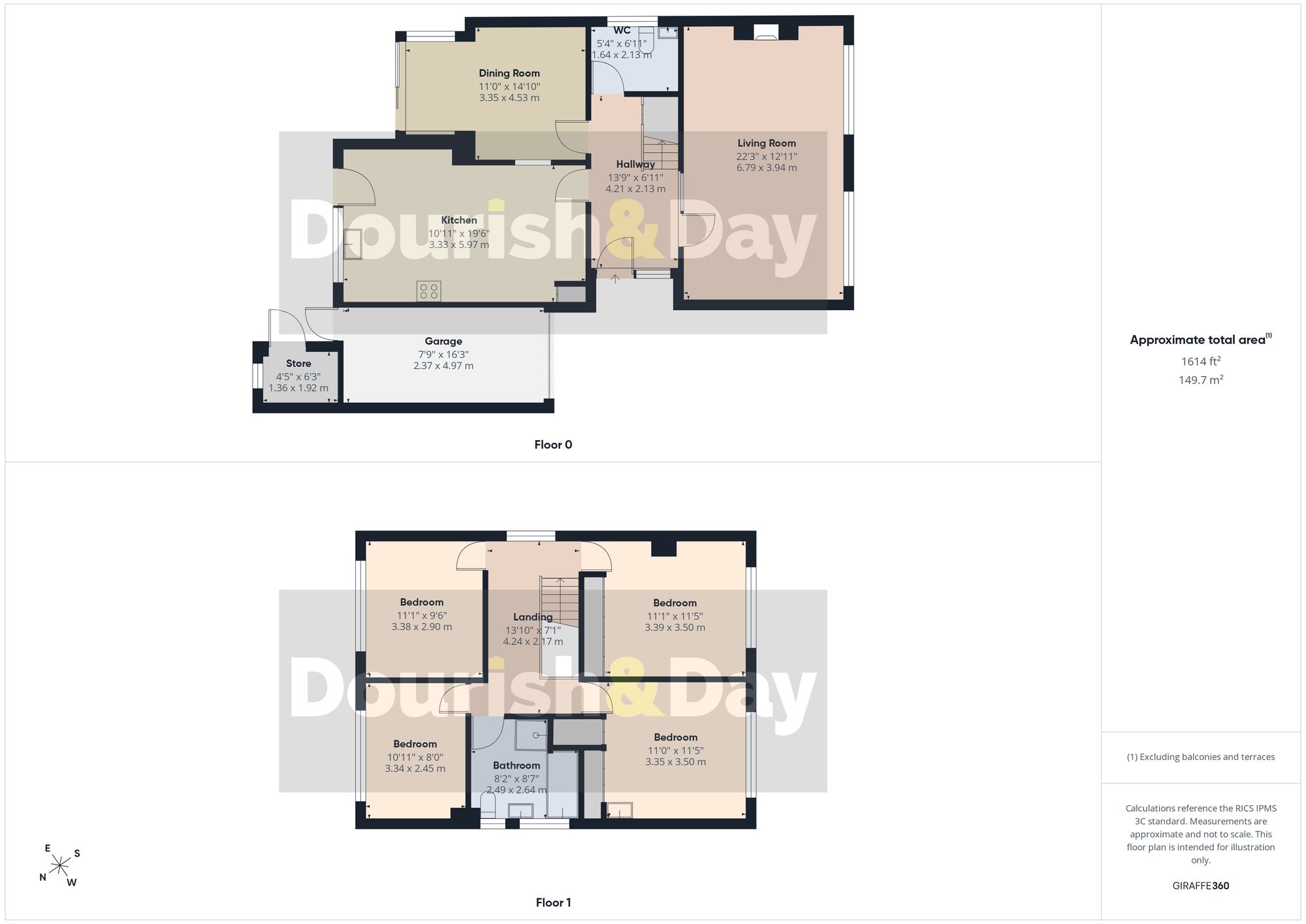 4 bed detached house for sale in Shannon Road, Stafford, ST17 - Property floorplan