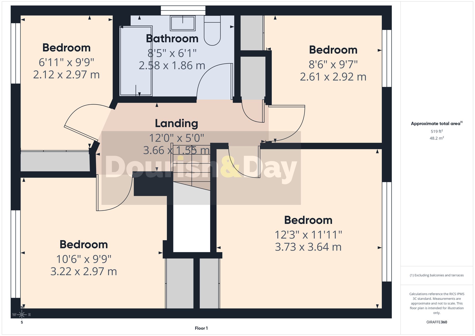 4 bed detached house for sale in Chestnut Close, Derrington, ST18 - Property floorplan