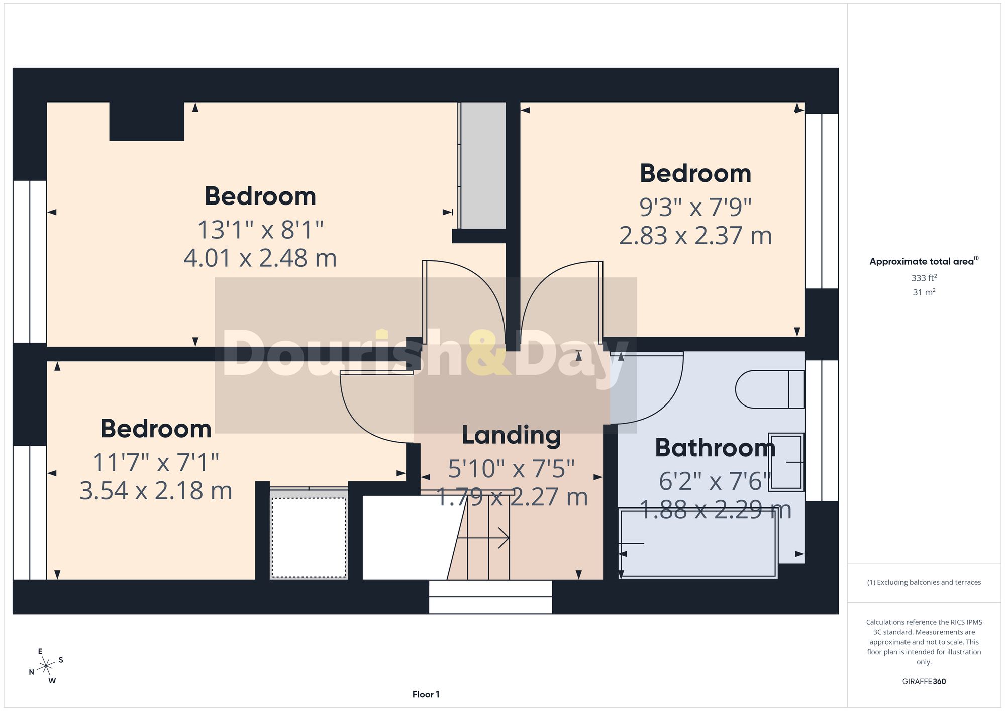 3 bed semi-detached house for sale in Wynter Lane, Tilston, SY14 - Property floorplan