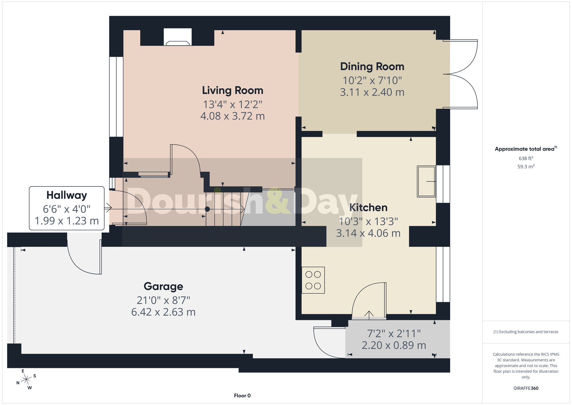 3 bed semi-detached house for sale in Wynter Lane, Tilston, SY14 - Property floorplan