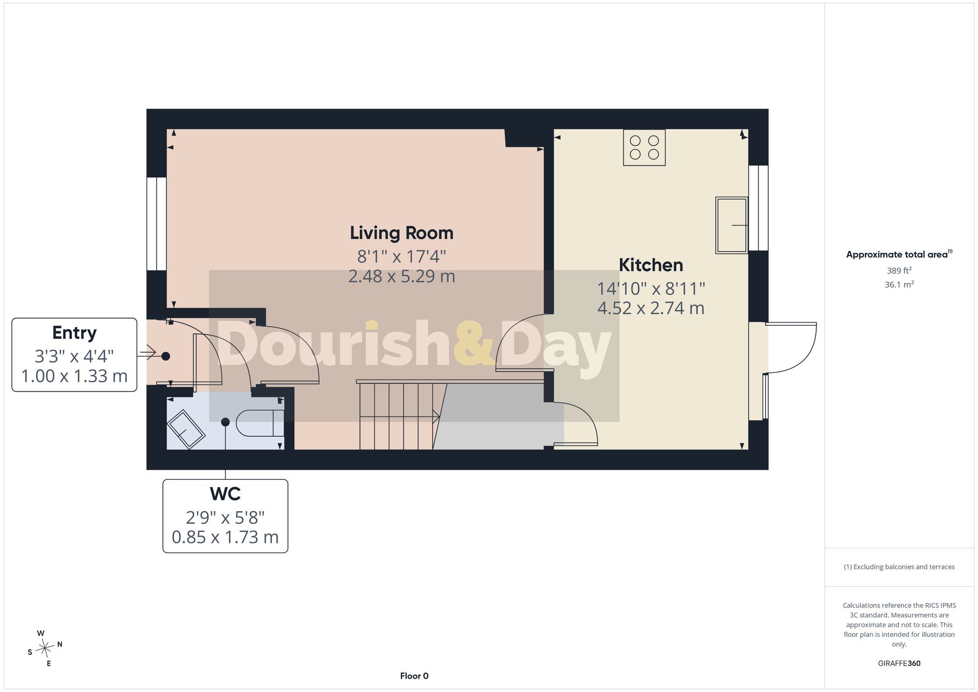 3 bed terraced house for sale in Stanley Road, Wolverhampton, WV10 - Property floorplan