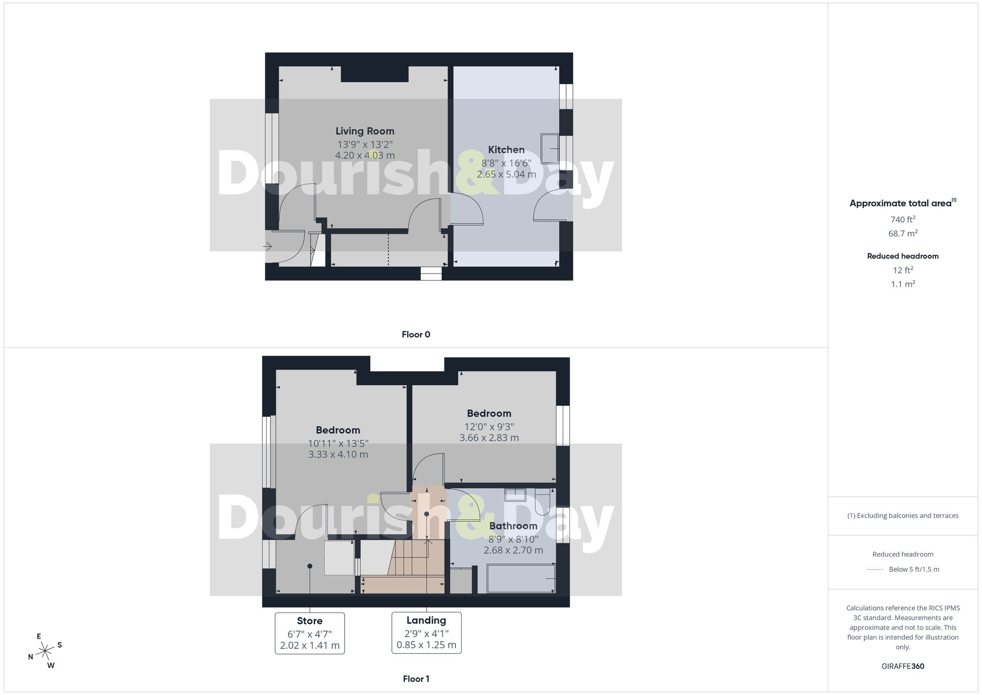 2 bed terraced house for sale in Princes Street, Stone, ST15 - Property floorplan