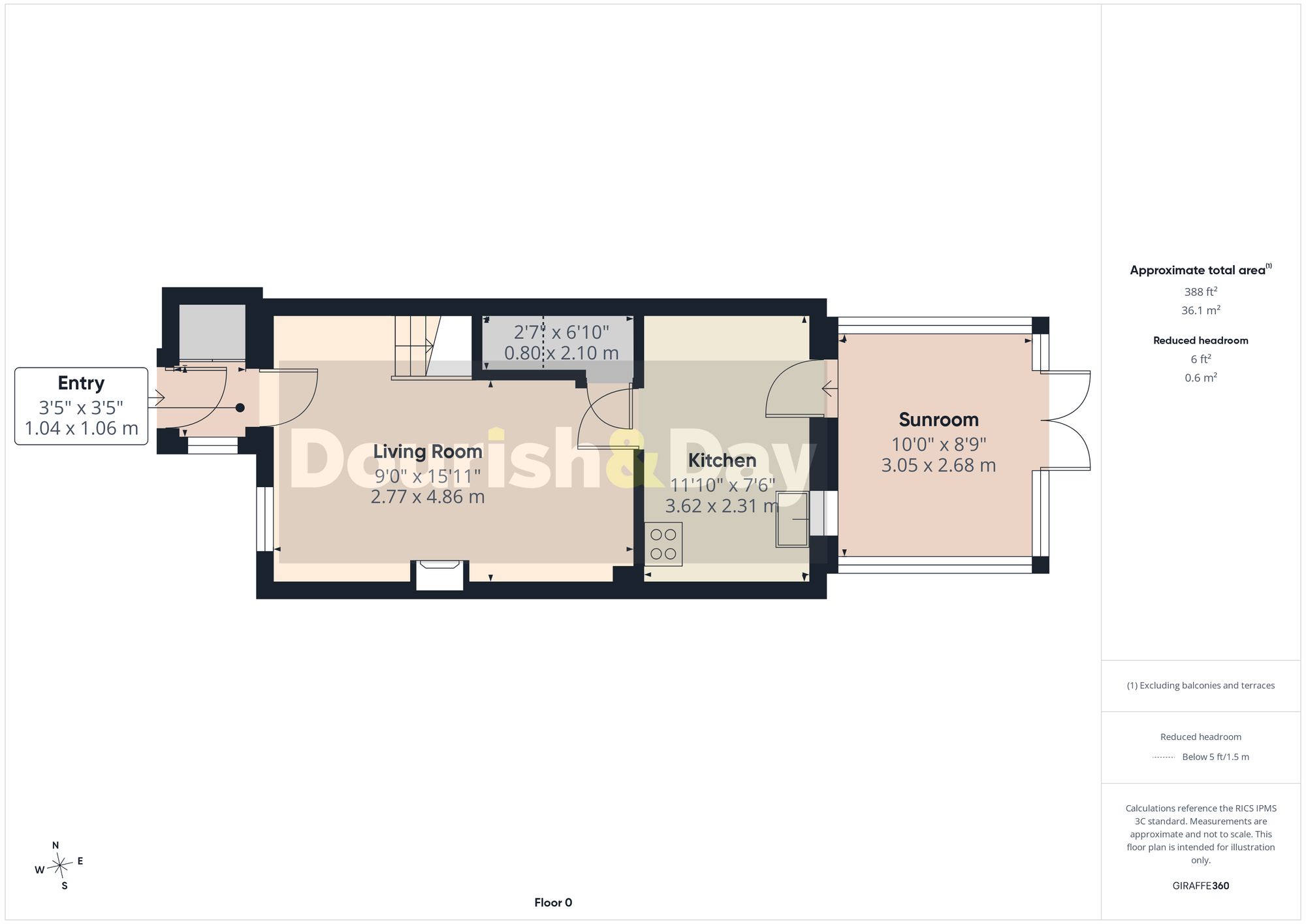 2 bed terraced house for sale in The Haybarn, Stafford, ST16 - Property floorplan