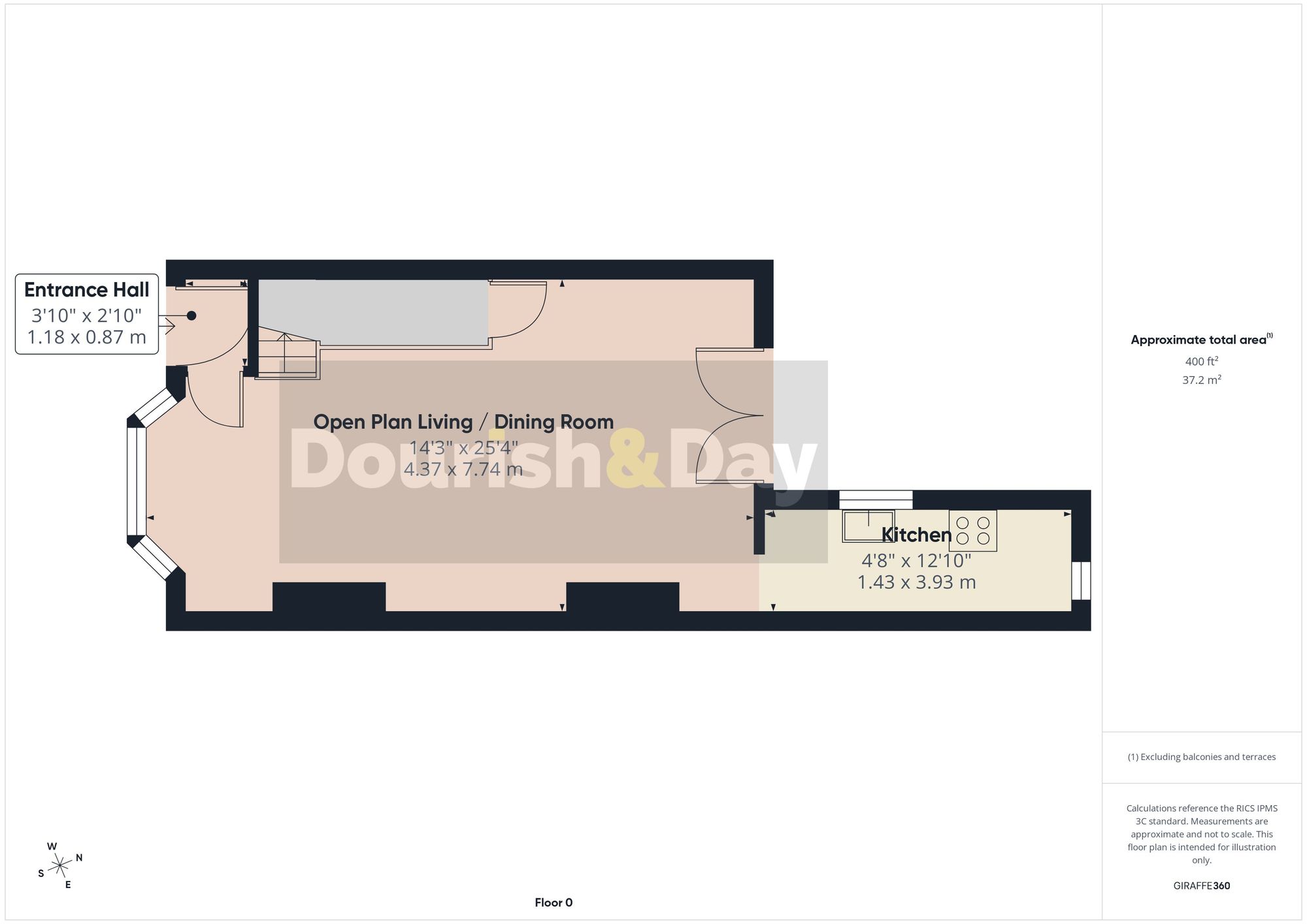 2 bed mid-terraced house for sale in Tenterbanks, Stafford, ST16 - Property floorplan
