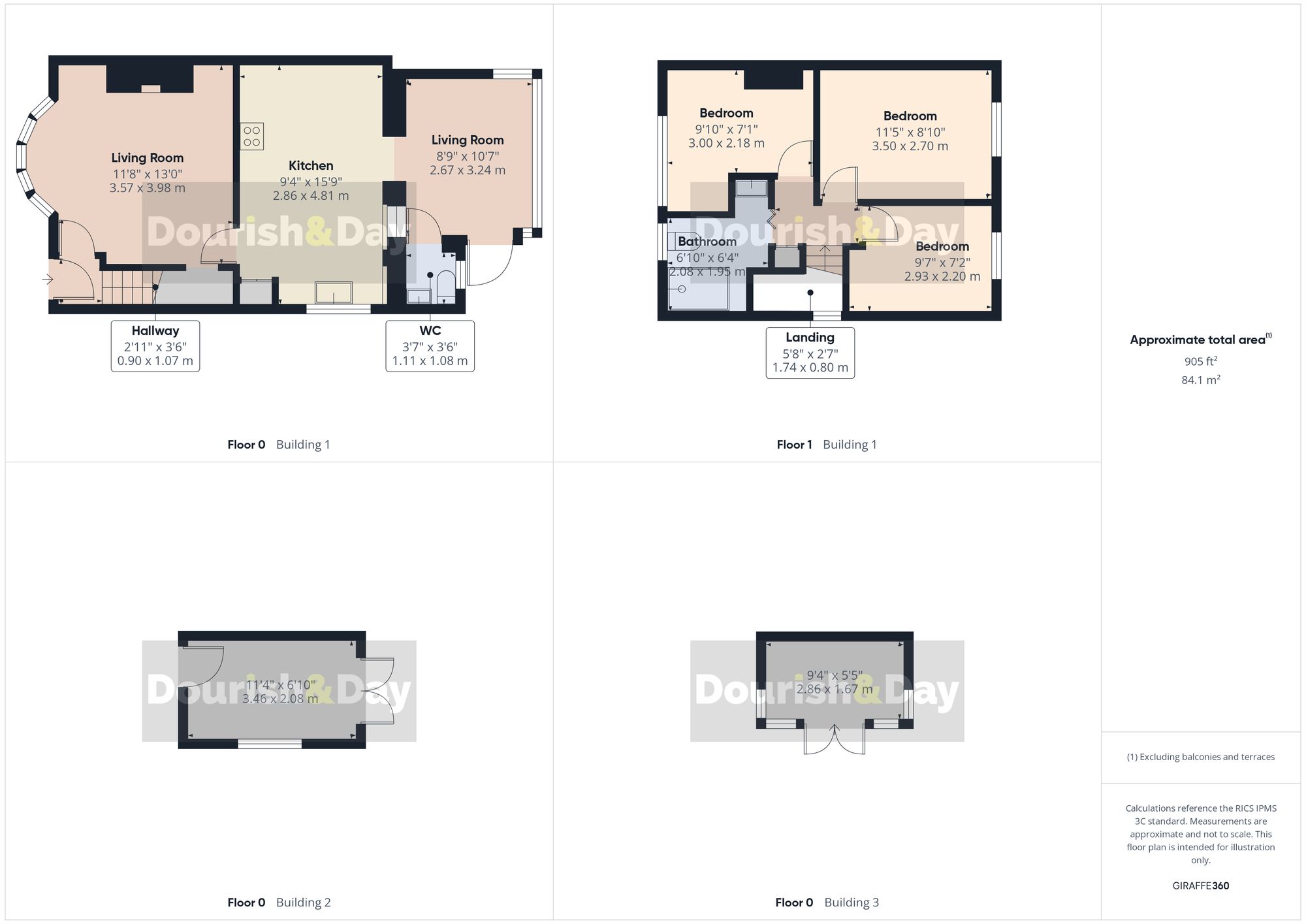 3 bed semi-detached house for sale in Second Avenue, Stafford, ST16 - Property floorplan
