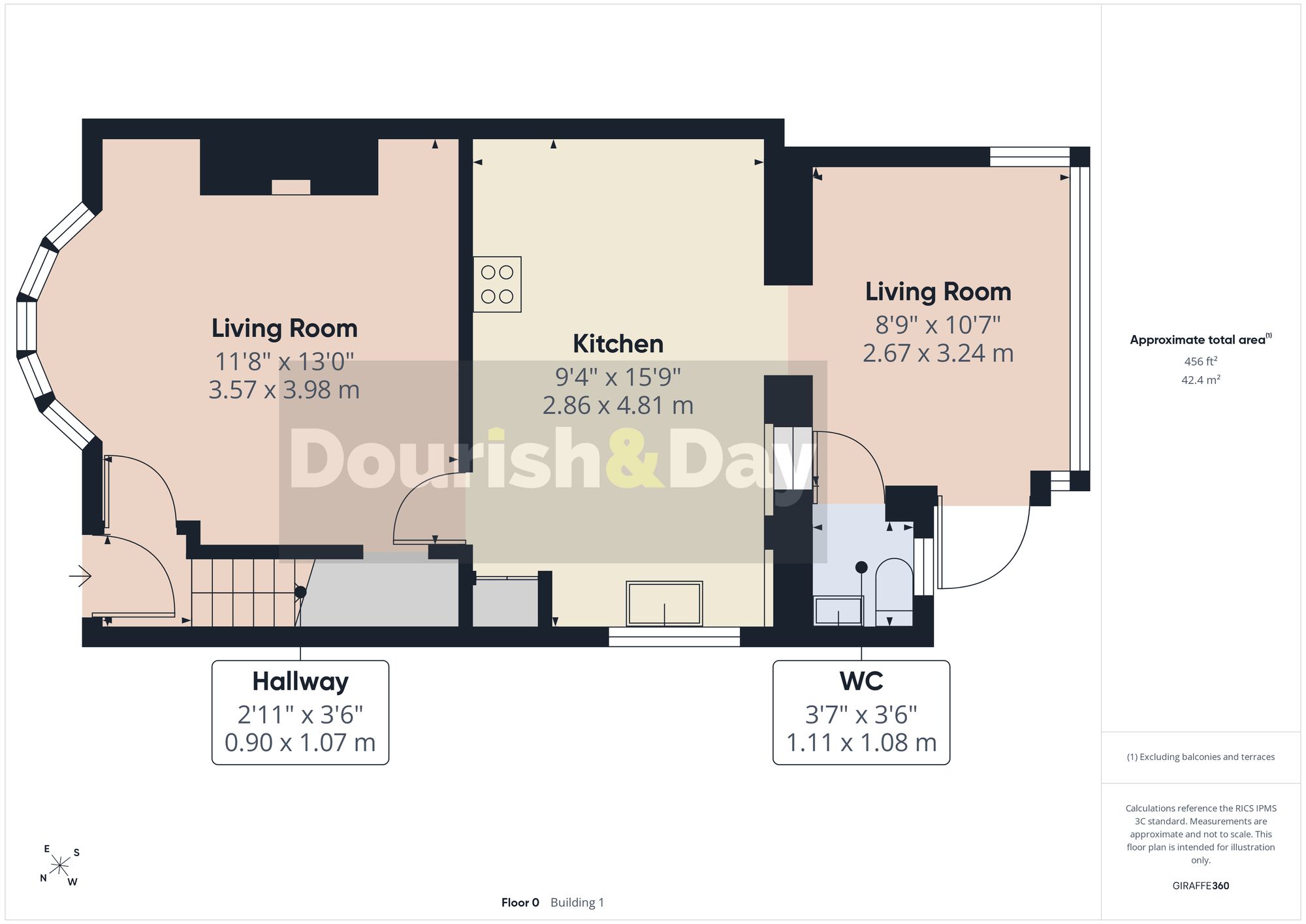 3 bed semi-detached house for sale in Second Avenue, Stafford, ST16 - Property floorplan