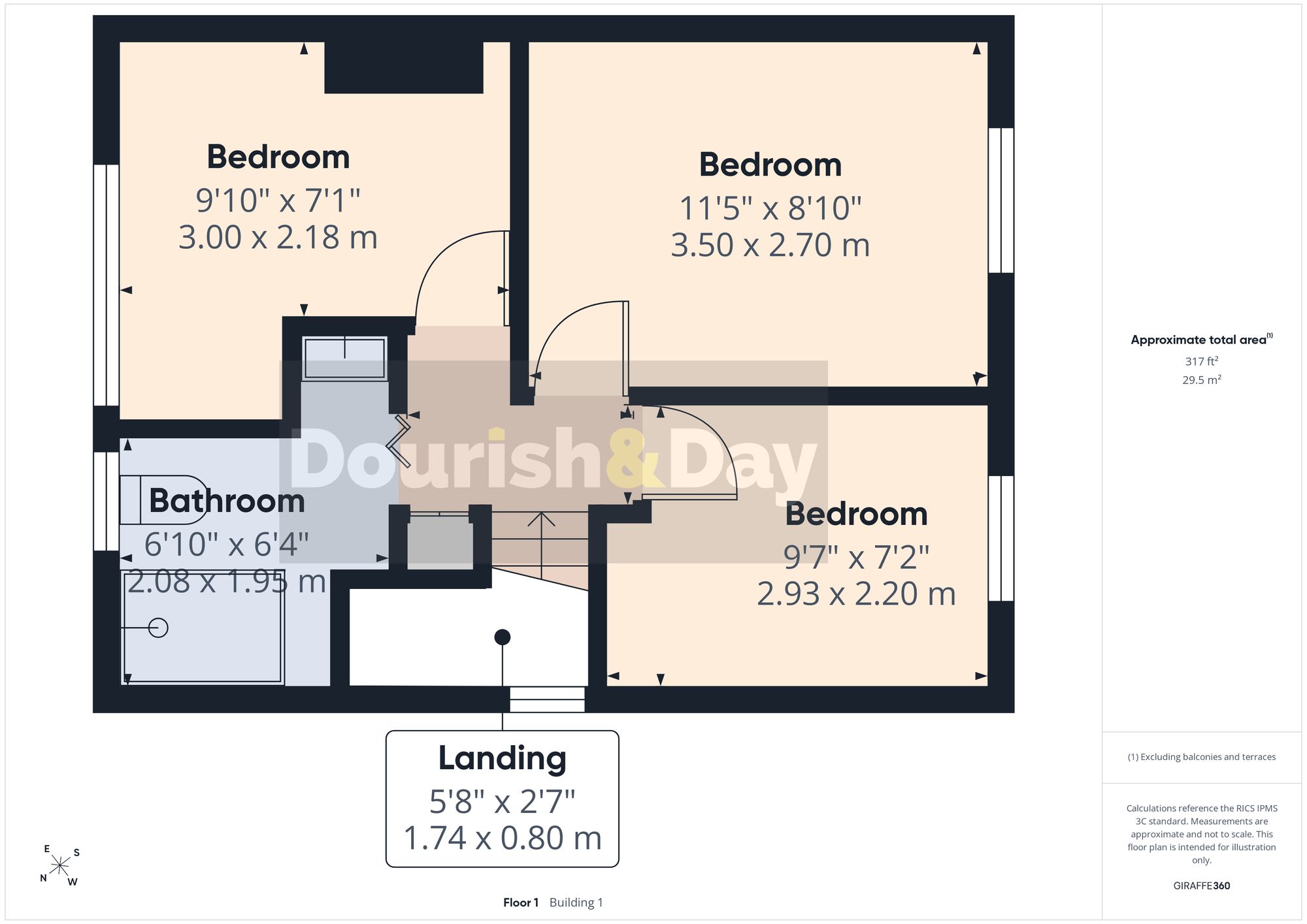 3 bed semi-detached house for sale in Second Avenue, Stafford, ST16 - Property floorplan