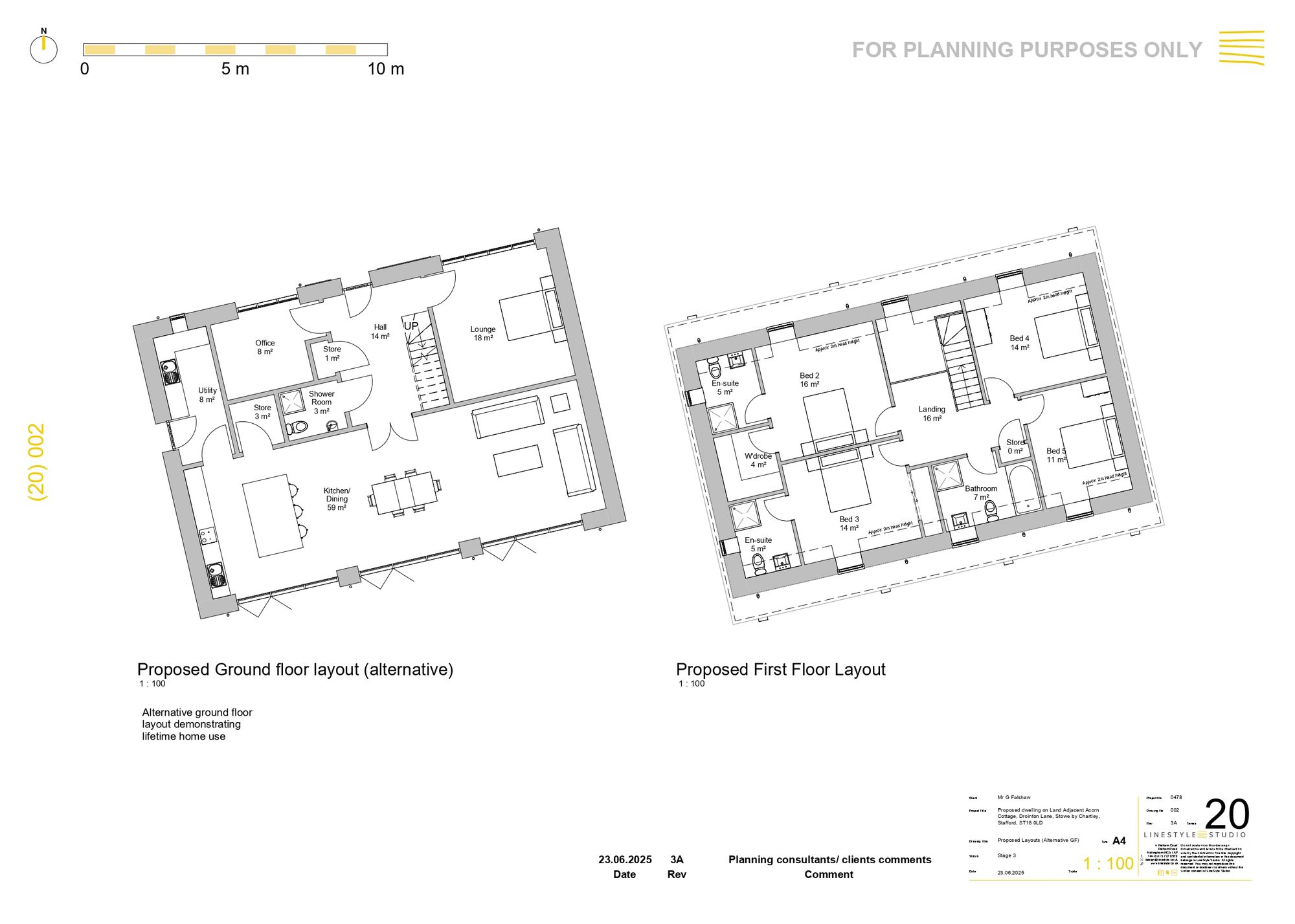 4 bed land for sale in Drointon Lane, Stowe-By-Chartley, ST18 - Property floorplan