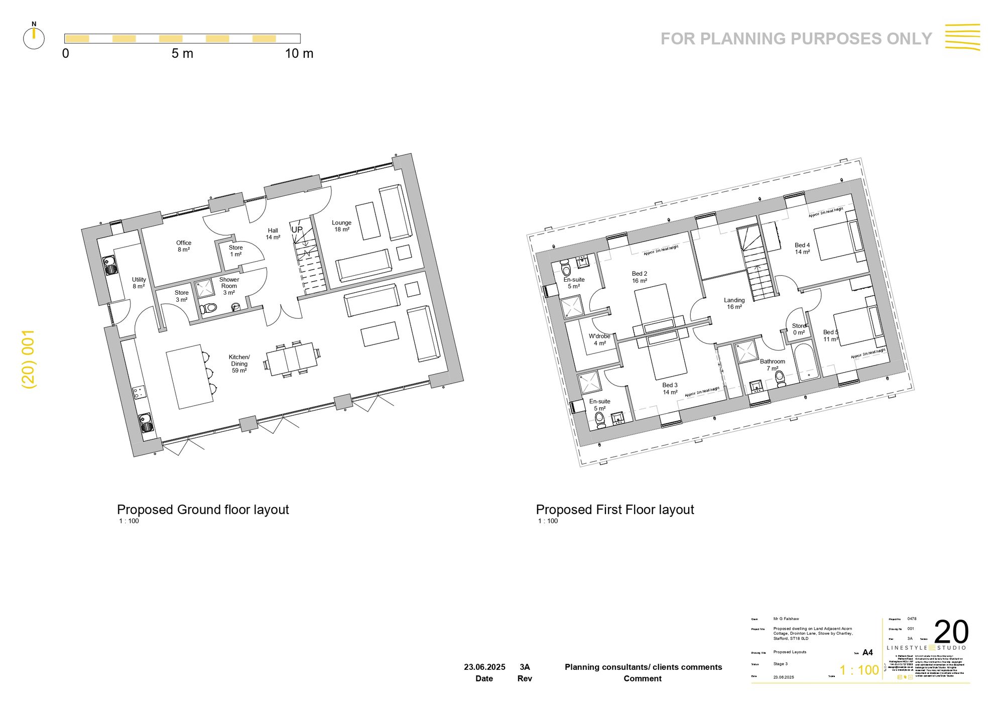 4 bed land for sale in Drointon Lane, Stowe-By-Chartley, ST18 - Property floorplan