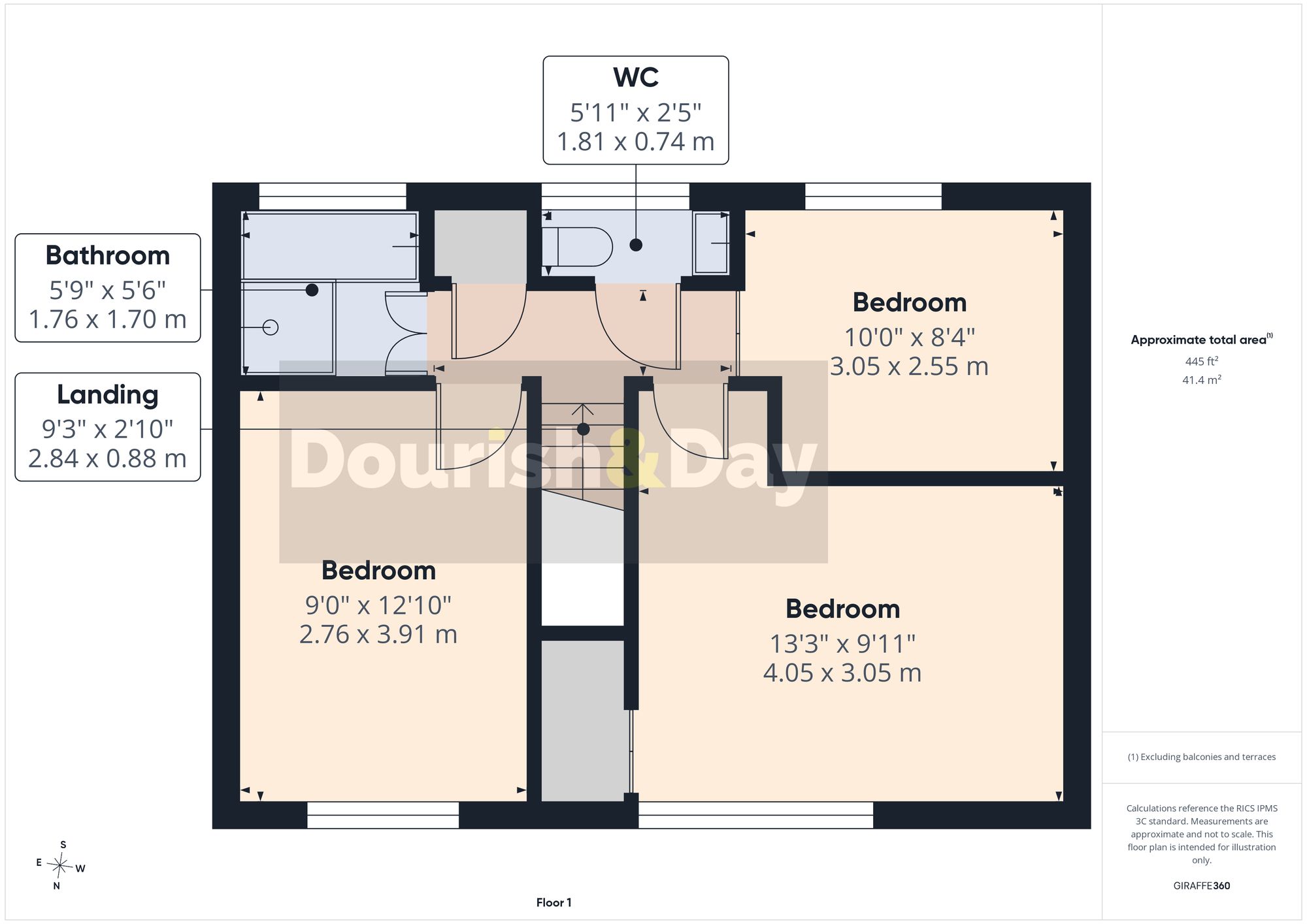 3 bed terraced house for sale in Lilac Grove, Stafford, ST17 - Property floorplan