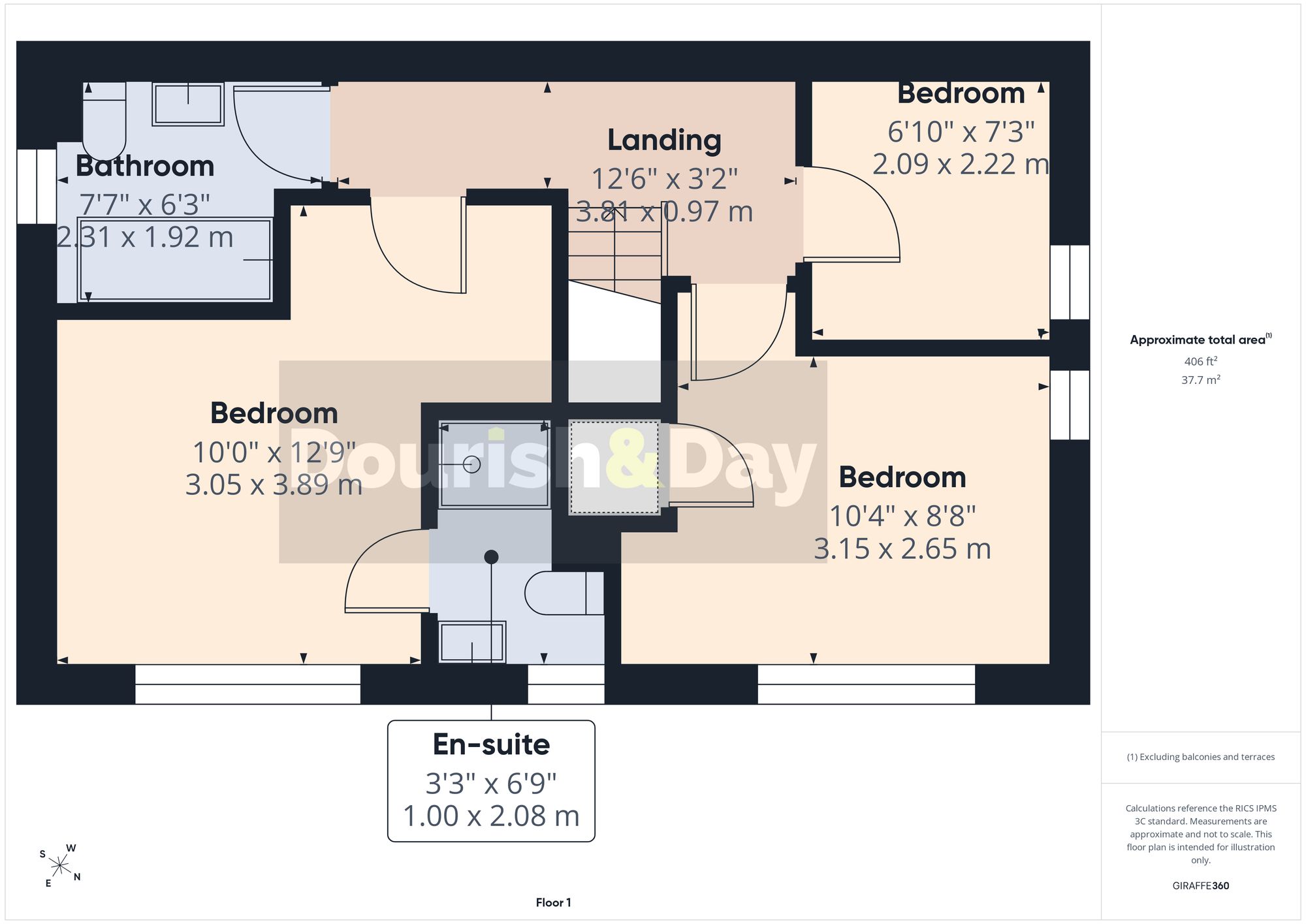 3 bed detached house for sale in Cardamine Parade, Stafford, ST16 - Property floorplan