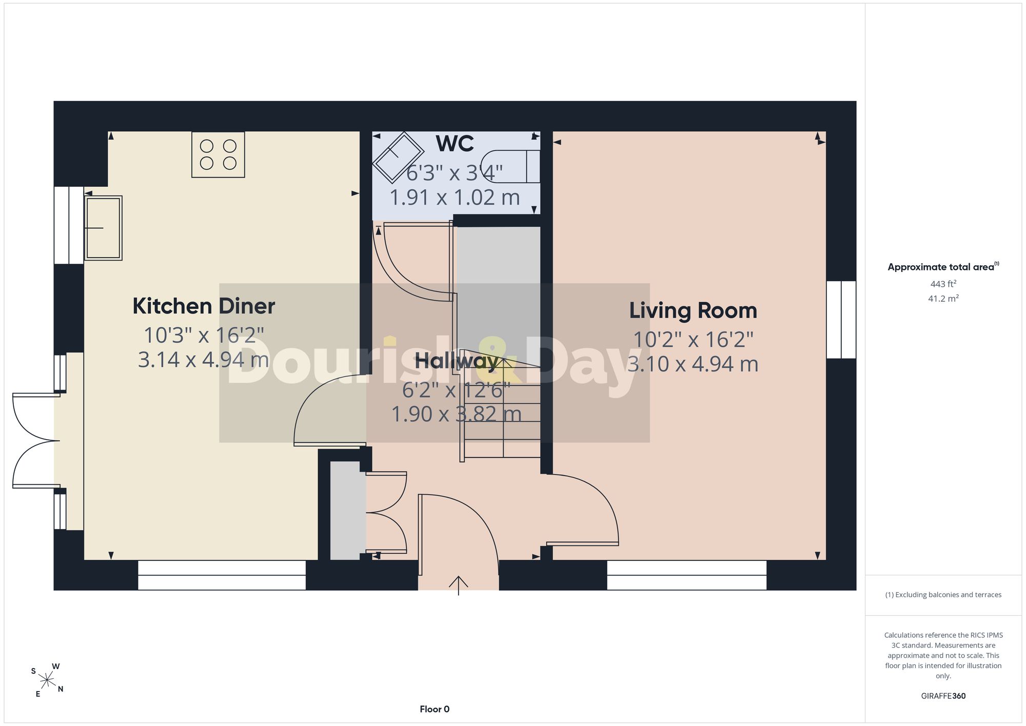 3 bed detached house for sale in Cardamine Parade, Stafford, ST16 - Property floorplan