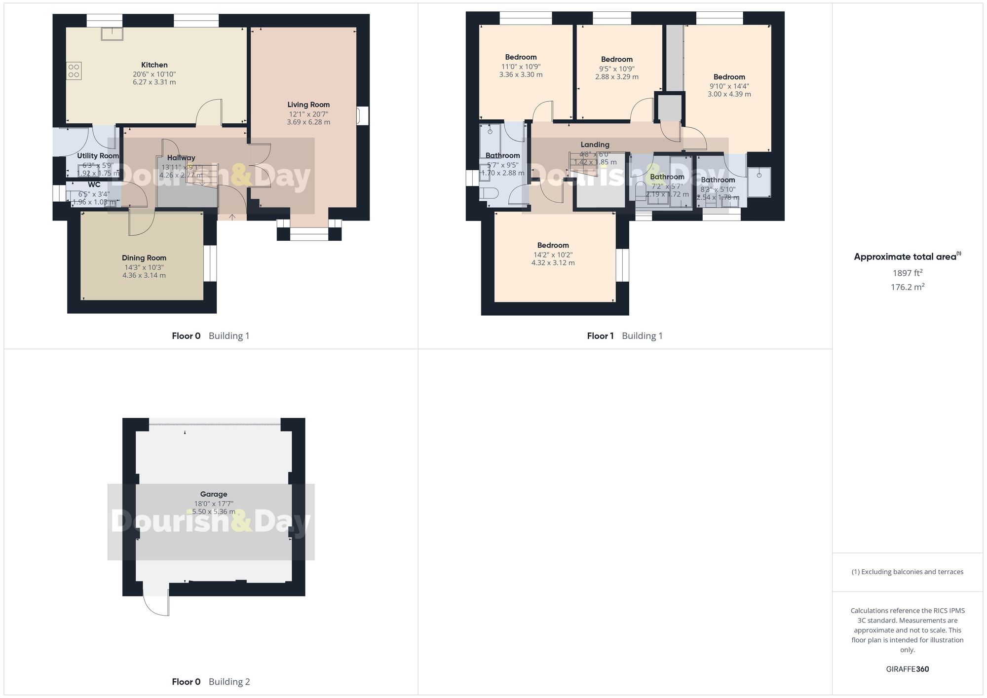 4 bed detached house for sale in Badgers Croft, Hinstock, TF9 - Property floorplan