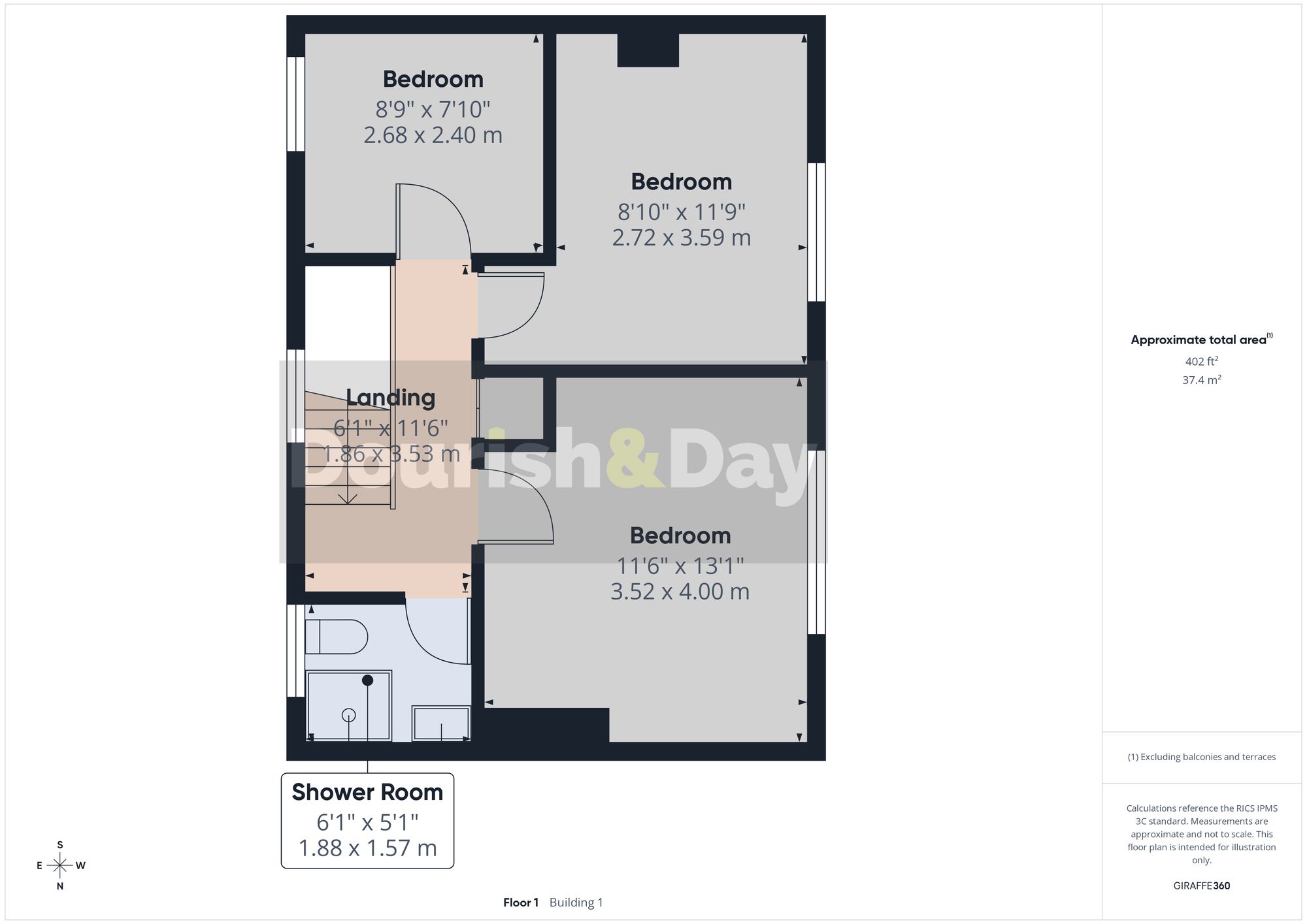 3 bed terraced house for sale in Cambrian View, Bettisfield, SY13 - Property floorplan