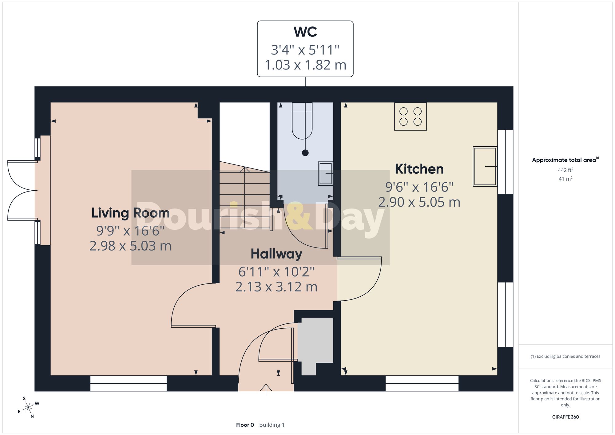 3 bed detached house for sale in Daws Court, Stafford, ST16 - Property floorplan