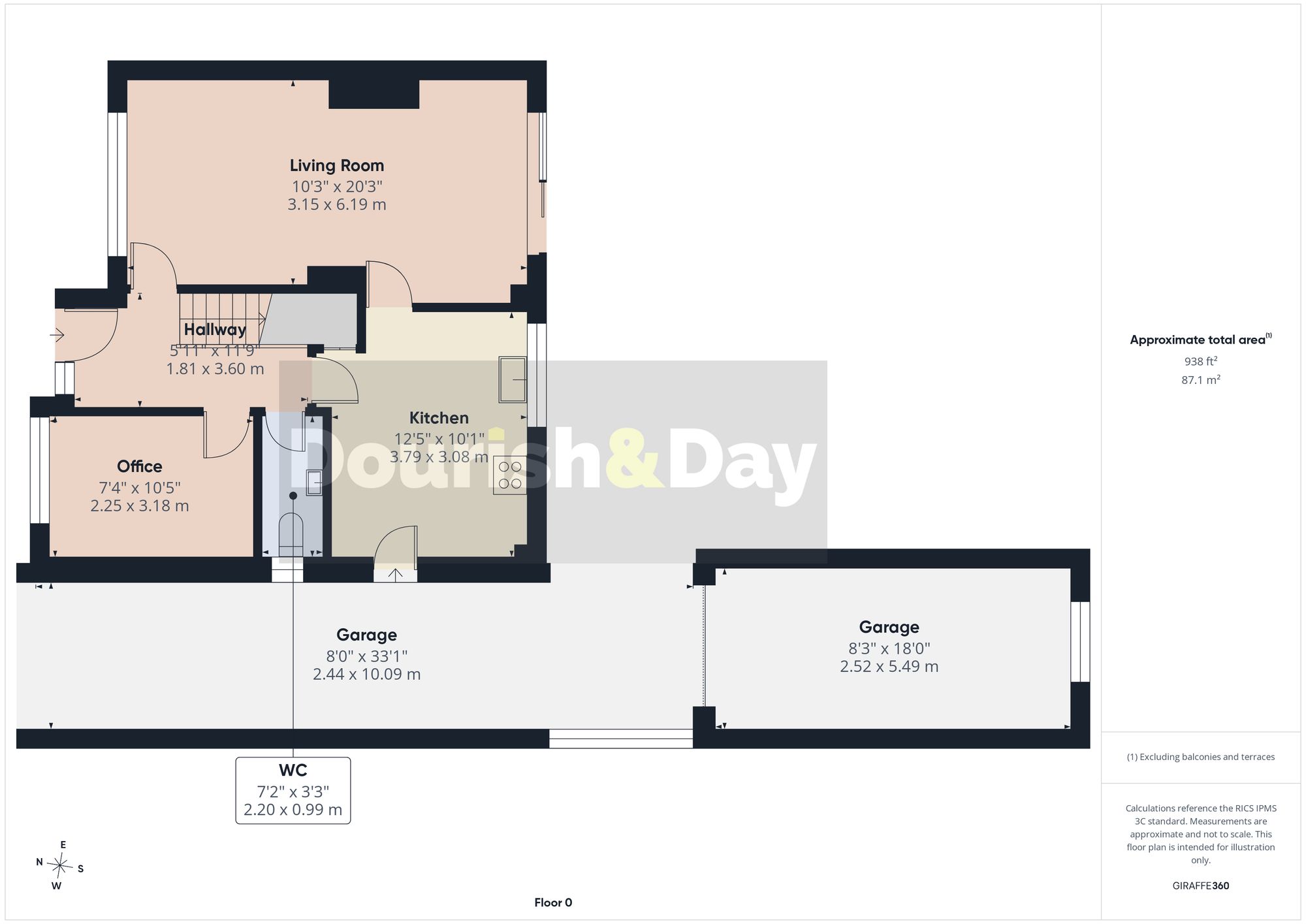 3 bed detached house for sale in Lansdowne Way, Stafford, ST17 - Property floorplan