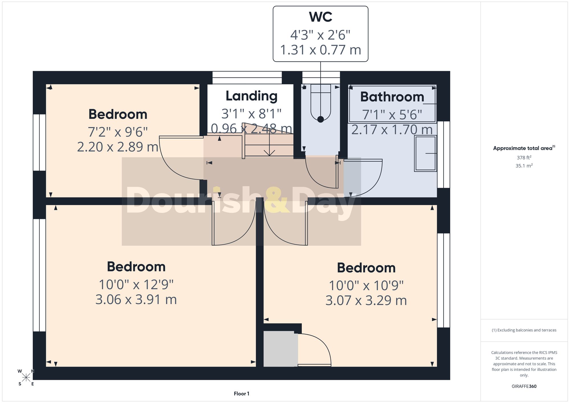 3 bed detached house for sale in Torrington Avenue, Stafford, ST17 - Property floorplan