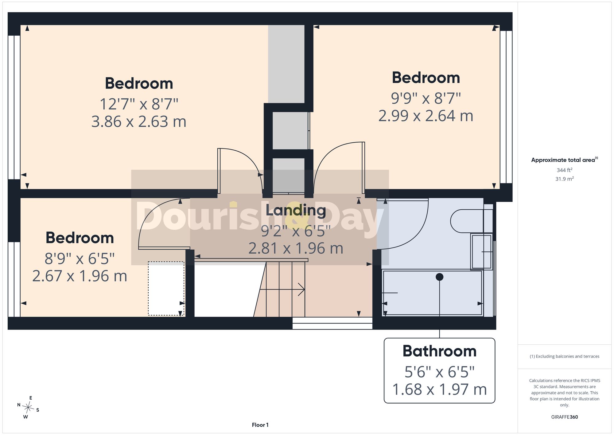 4 bed detached house for sale in Bradshaw Way, Parkside, Stafford, ST16 - Property floorplan